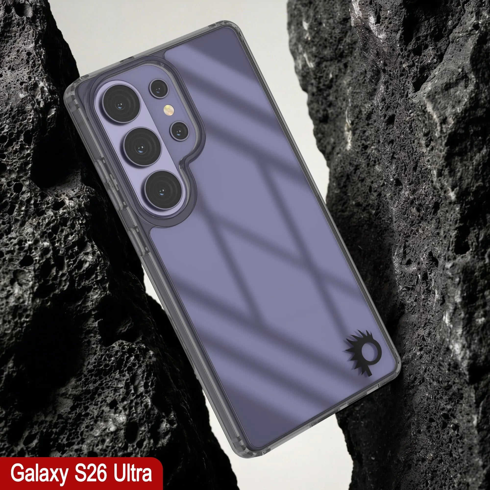 Galaxy S26 Ultra Case [Clear Acrylic Series] [Non-Slip] For Galaxy S26 Ultra [Transparent Black]