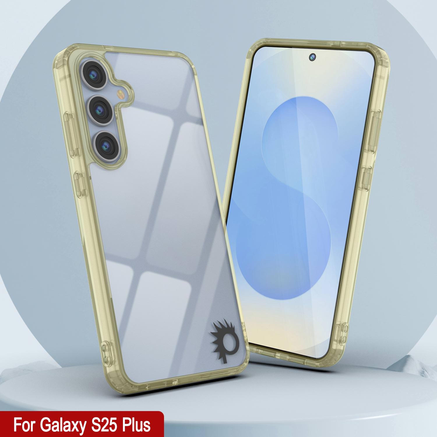Galaxy S25 Plus Case [Clear Acrylic Series] [Non-Slip] For Galaxy S25 Plus [Yellow]