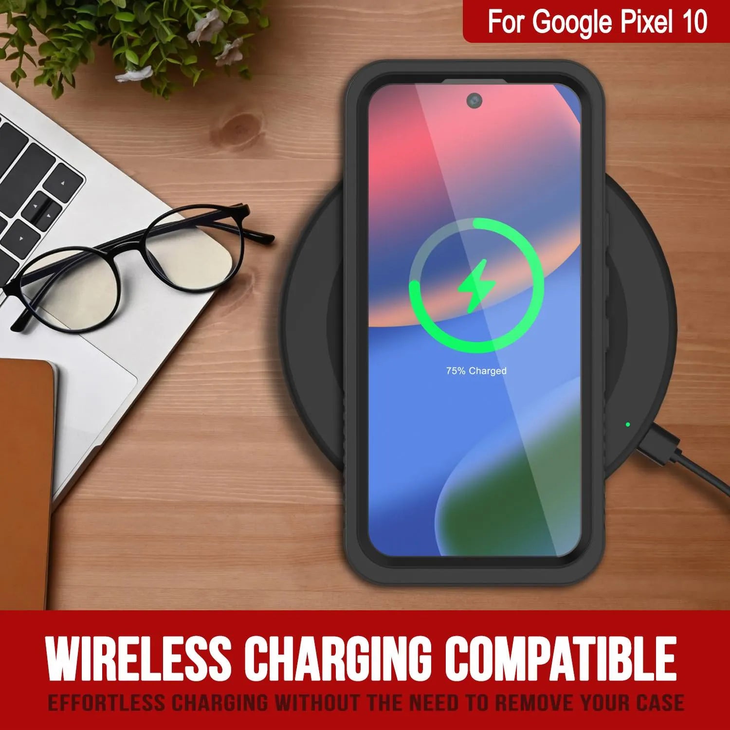 Google Pixel 10  Waterproof Case, Punkcase [Extreme Series] Armor Cover W/ Built In Screen Protector [Black]