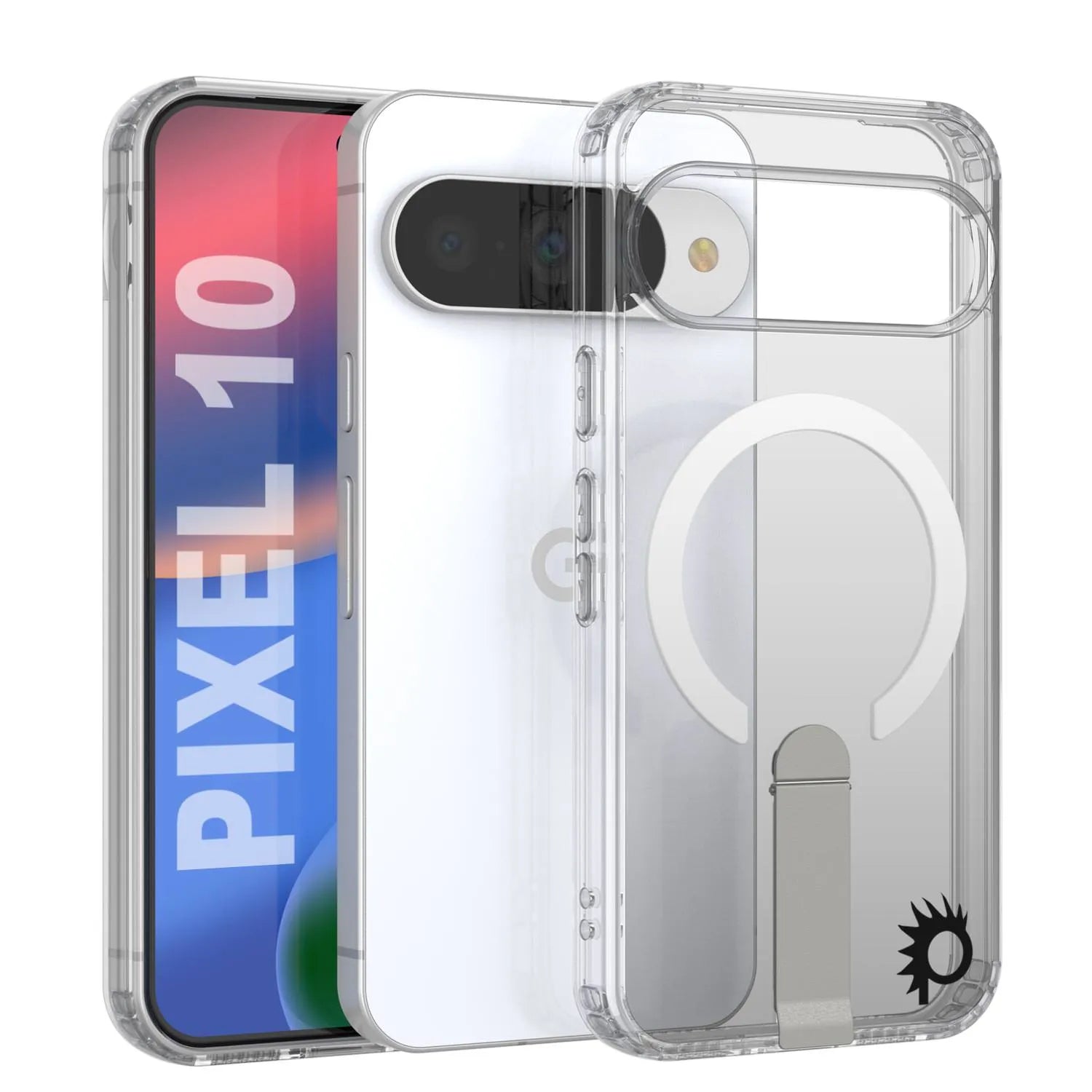 Google Pixel 10 Lucid 3.0 Clear Protective Cover w/ Magnetic Wireless Charging