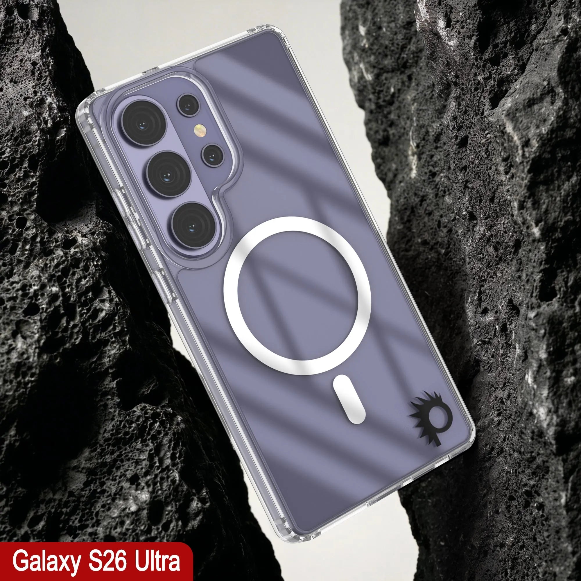 Galaxy S26 Ultra Magnetic Wireless Charging Case [Clear Acrylic Series] [Non-Slip] For Galaxy S26 Ultra [Clear]