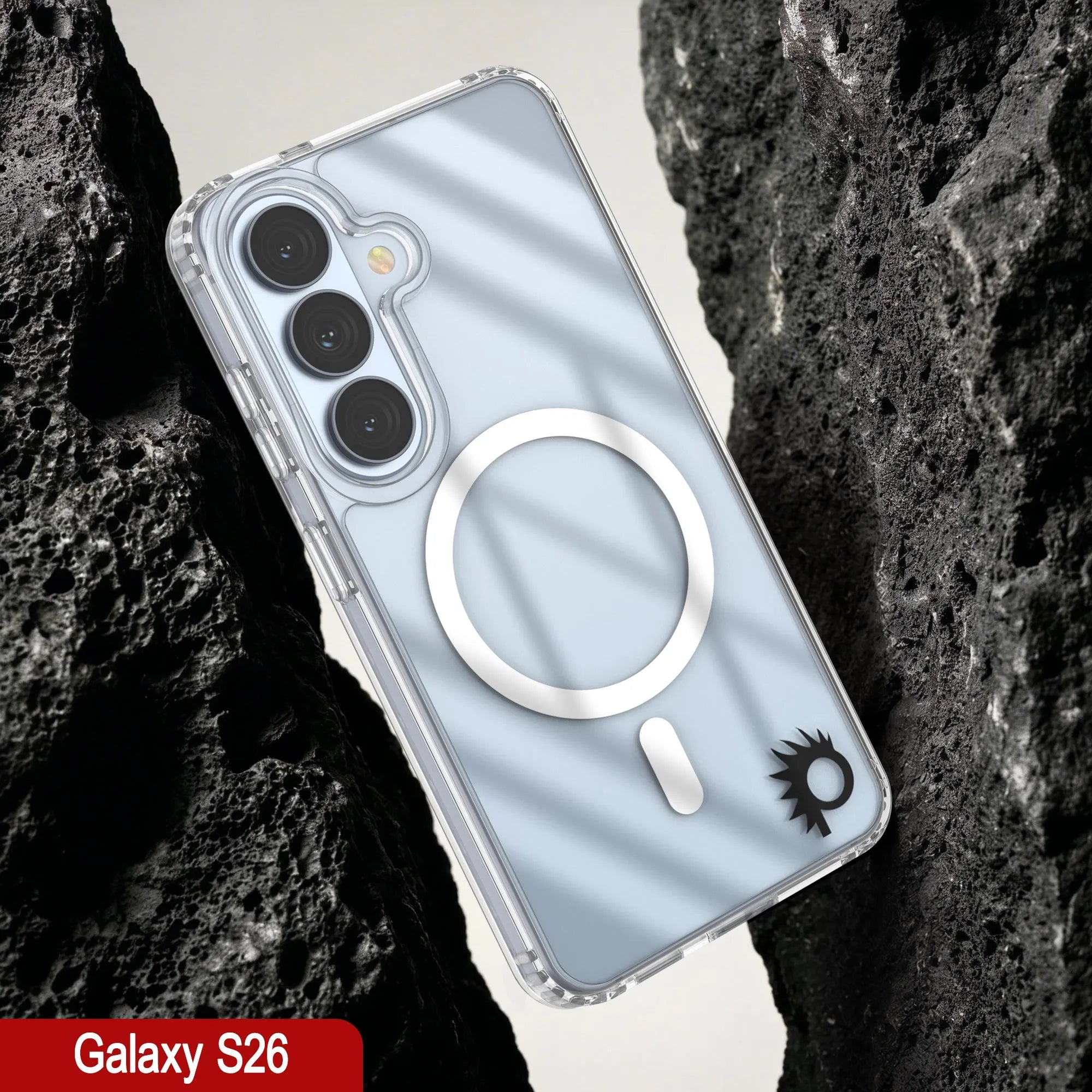Galaxy S26 Magnetic Wireless Charging Case [Clear Acrylic Series] [Non-Slip] For Galaxy S26 [Clear]