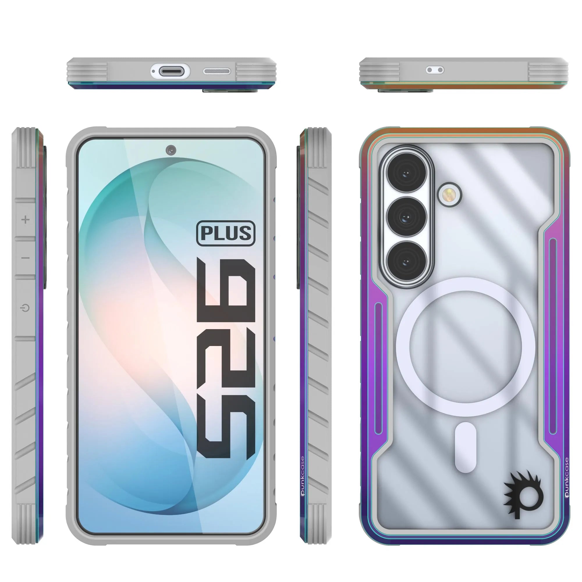 Punkcase S26+ Plus Armor Stealth Case Protective Military Grade Multilayer Cover [Rainbow]
