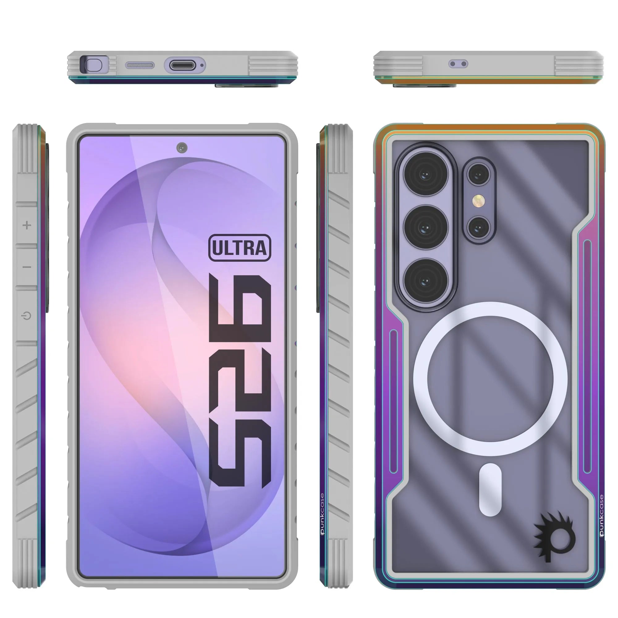 Punkcase S26 Ultra Armor Stealth Case Protective Military Grade Multilayer Cover [Rainbow]