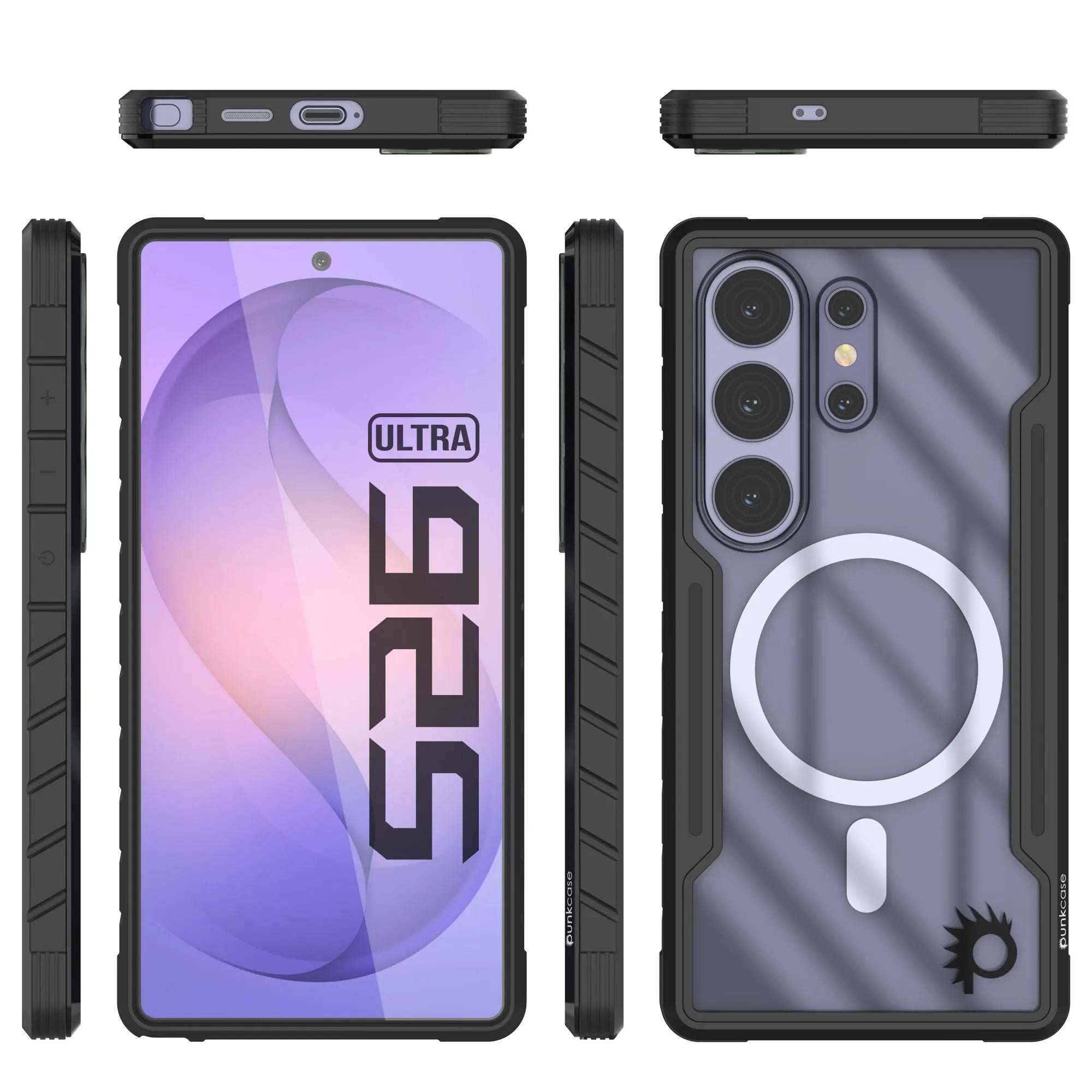 Punkcase S26 Ultra Armor Stealth Case Protective Military Grade Multilayer Cover [Black]