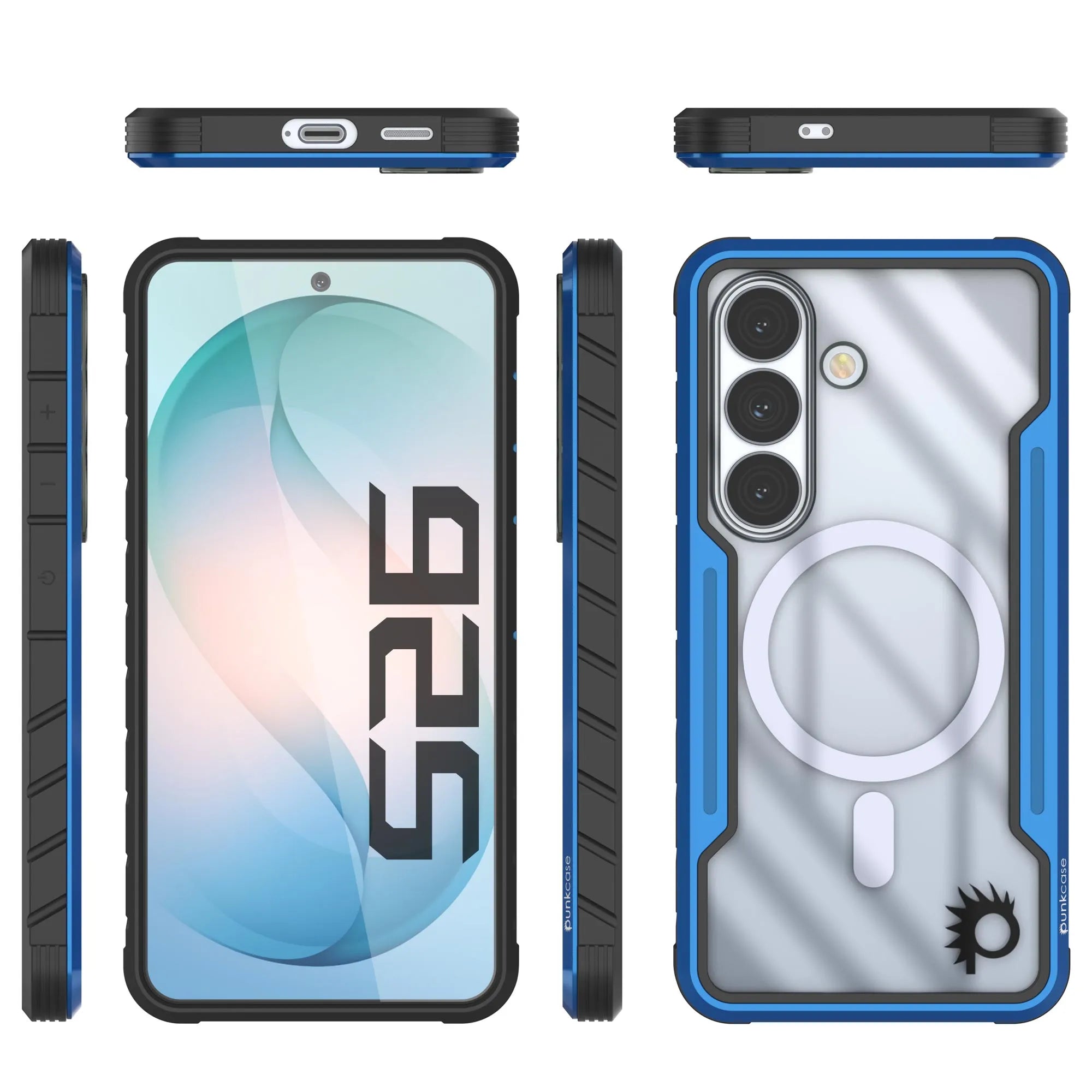 Punkcase S26 Armor Stealth Case Protective Military Grade Multilayer Cover [Navy Blue]