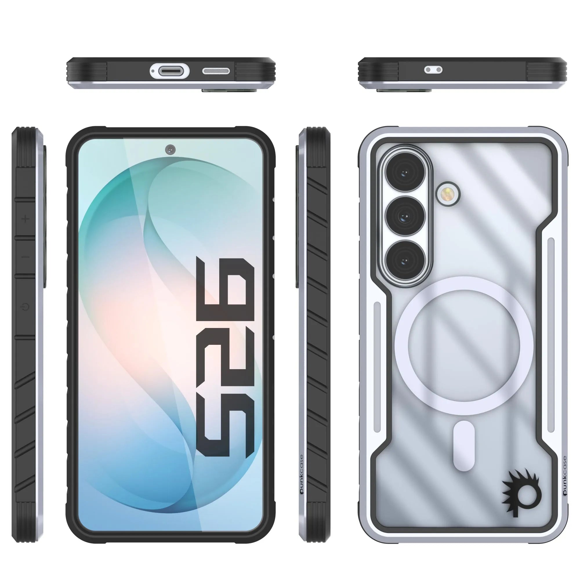 Punkcase S26 Armor Stealth Case Protective Military Grade Multilayer Cover [White]