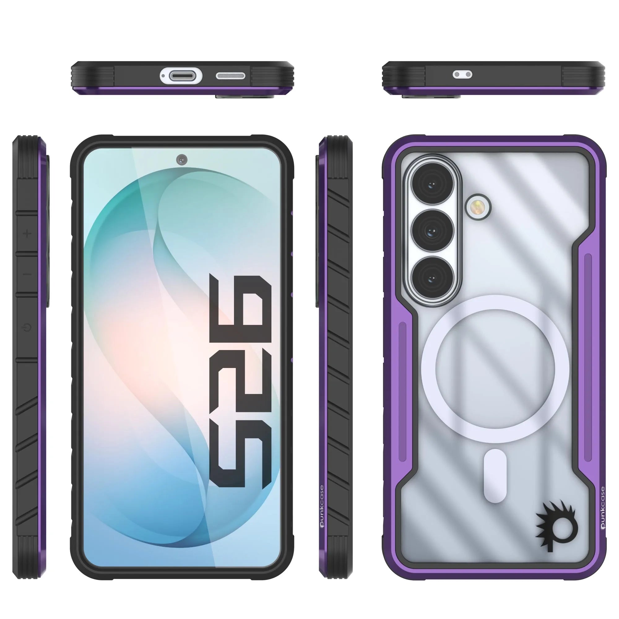 Punkcase S26 Armor Stealth Case Protective Military Grade Multilayer Cover [Purple]