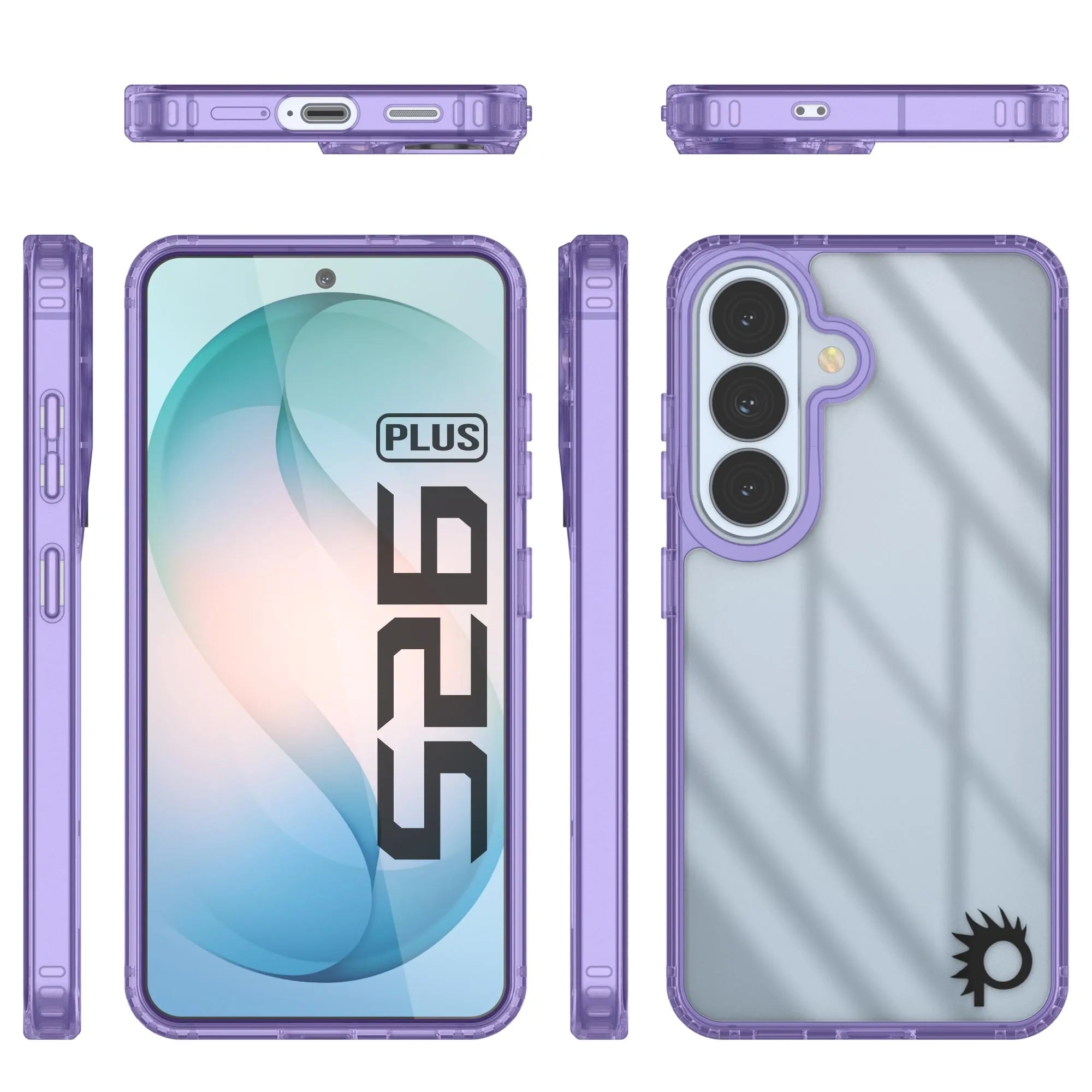 Galaxy S26 Plus Case [Clear Acrylic Series] [Non-Slip] For Galaxy S26 Plus [Purple]