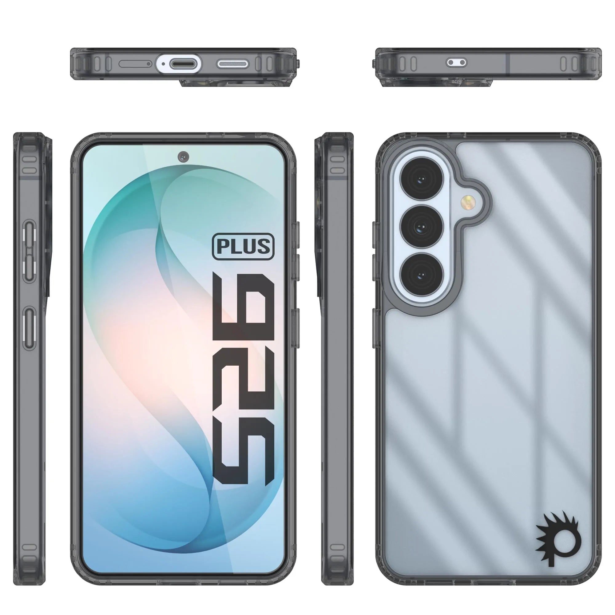 Galaxy S26 Plus Case [Clear Acrylic Series] [Non-Slip] For Galaxy S26 Plus [Transparent Black]