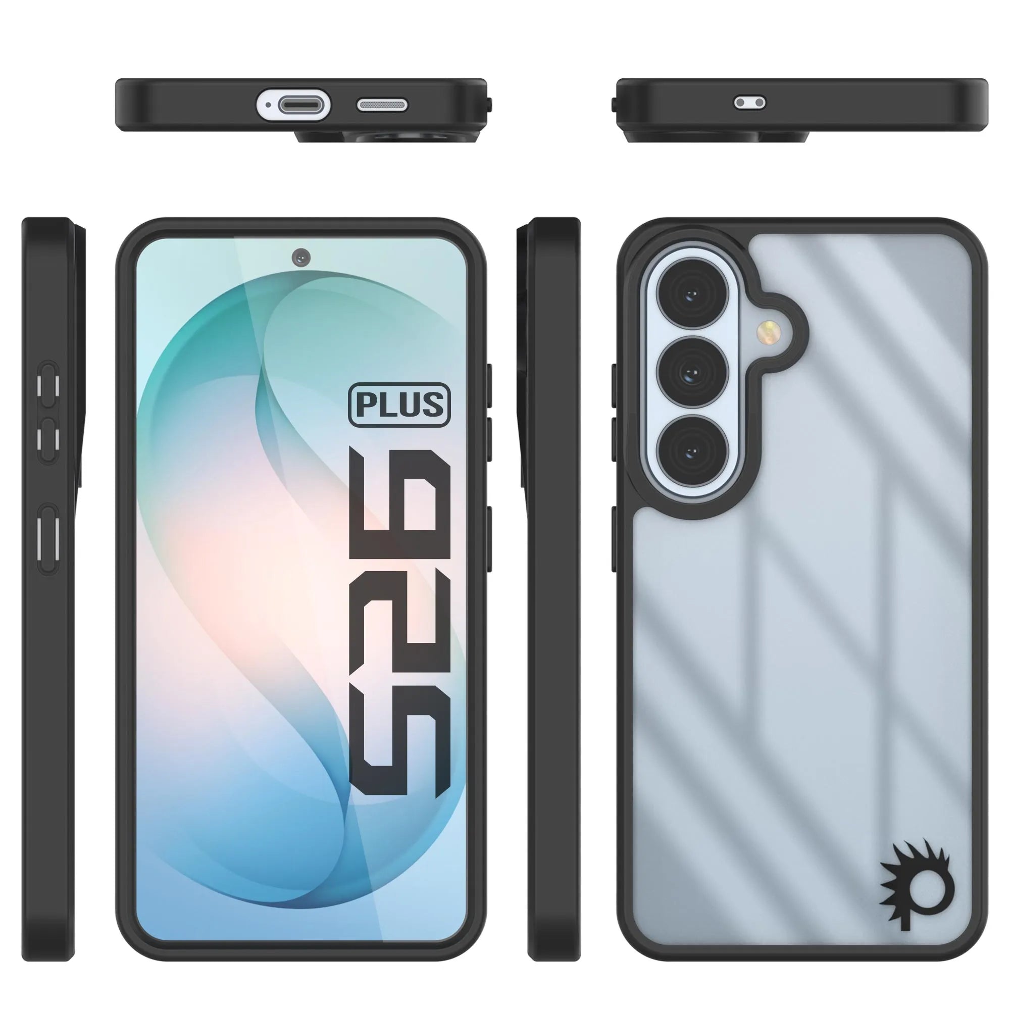 Galaxy S26 Plus Case [Clear Acrylic Series] [Non-Slip] For Galaxy S26 Plus [Black]