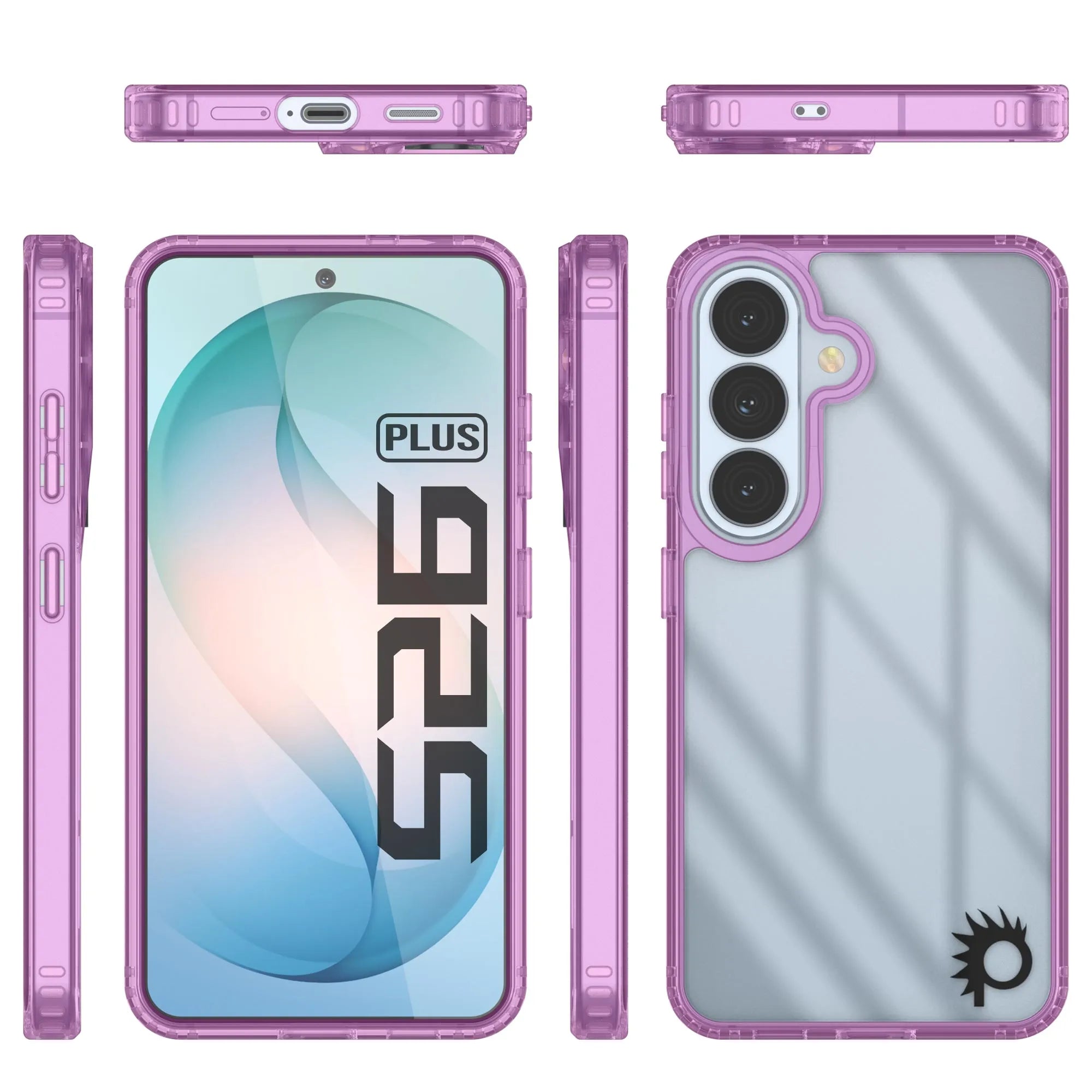 Galaxy S26 Plus Case [Clear Acrylic Series] [Non-Slip] For Galaxy S26 Plus [Pink]