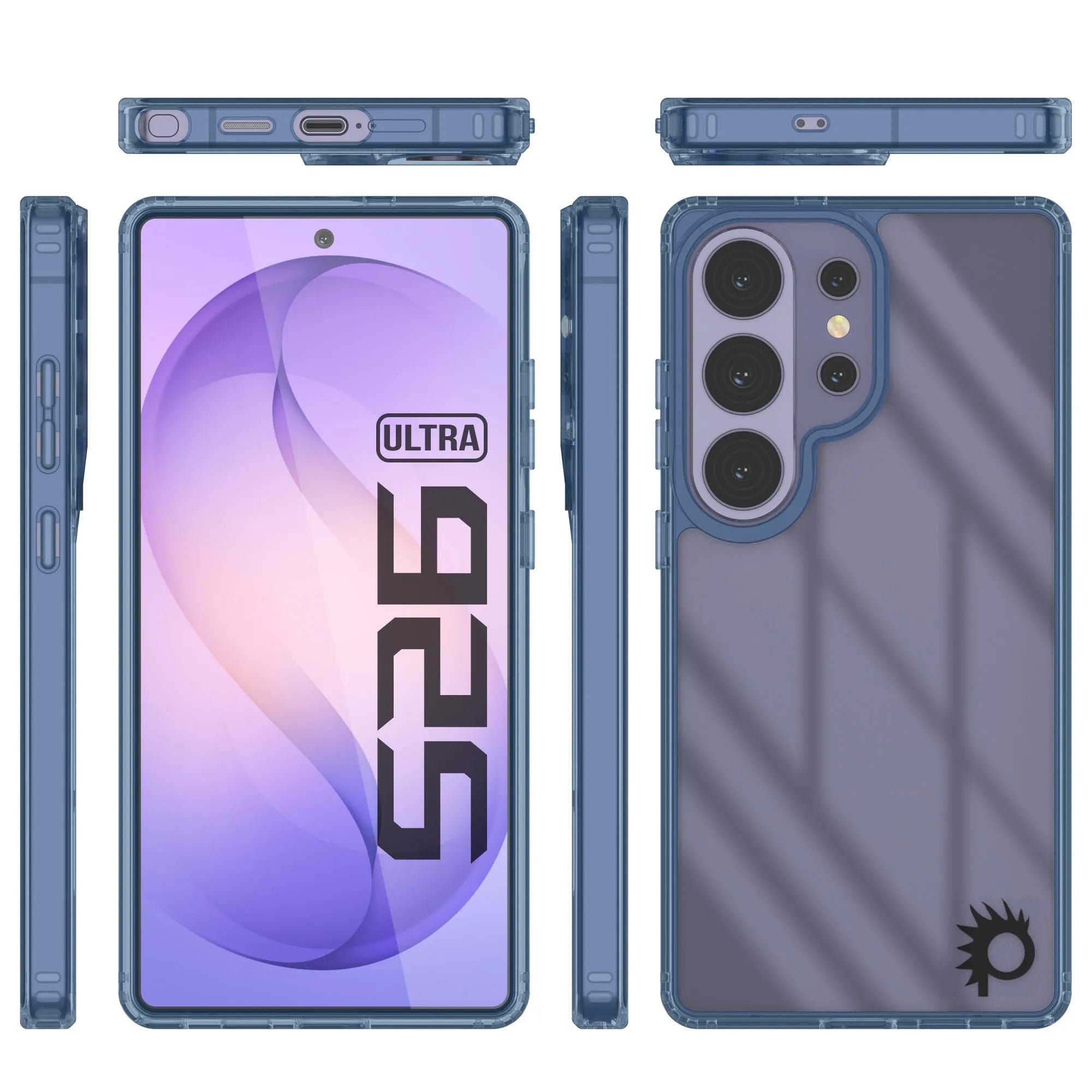 Galaxy S26 Ultra Case [Clear Acrylic Series] [Non-Slip] For Galaxy S26 Ultra [Blue]