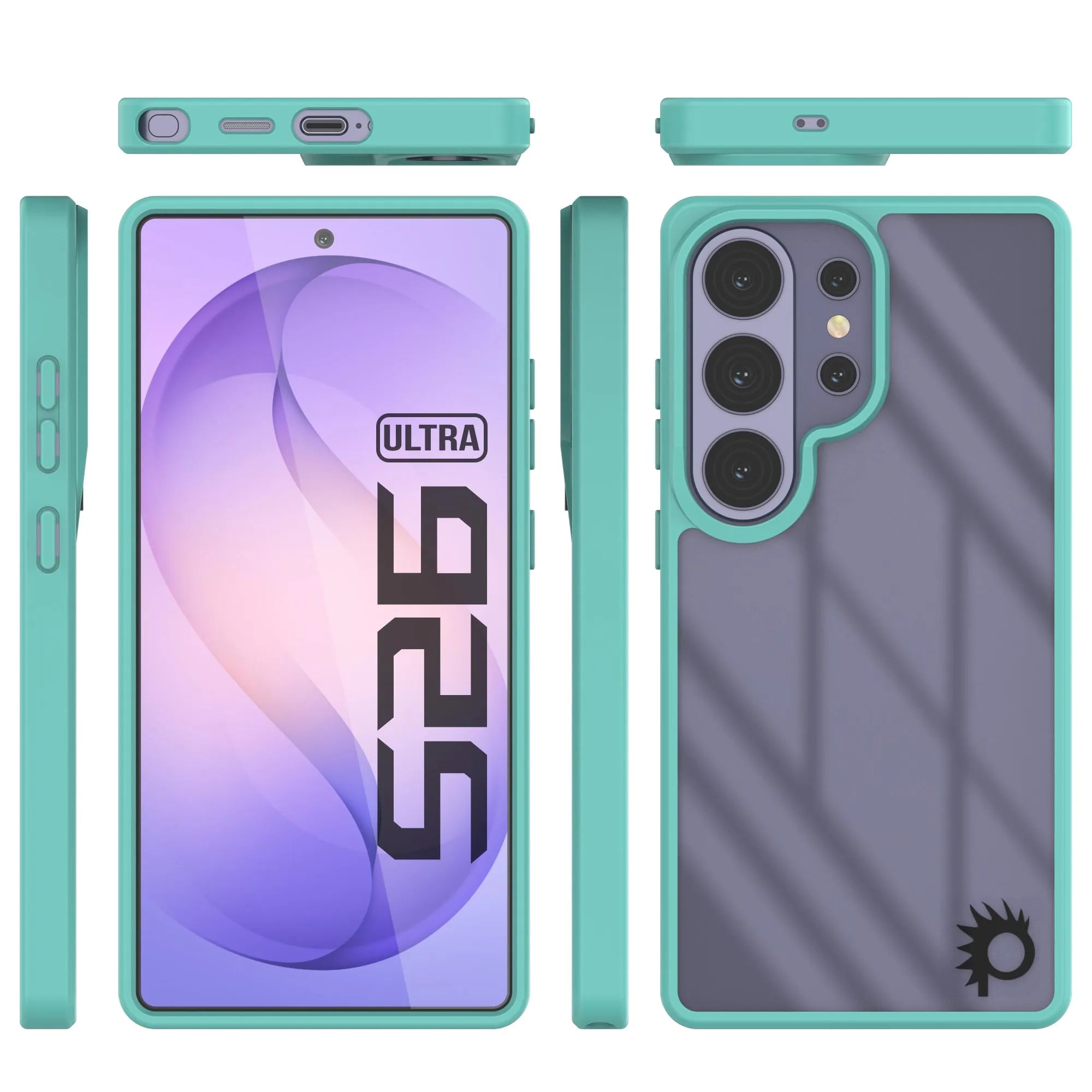 Galaxy S26 Ultra Case [Clear Acrylic Series] [Non-Slip] For Galaxy S26 Ultra [Teal]