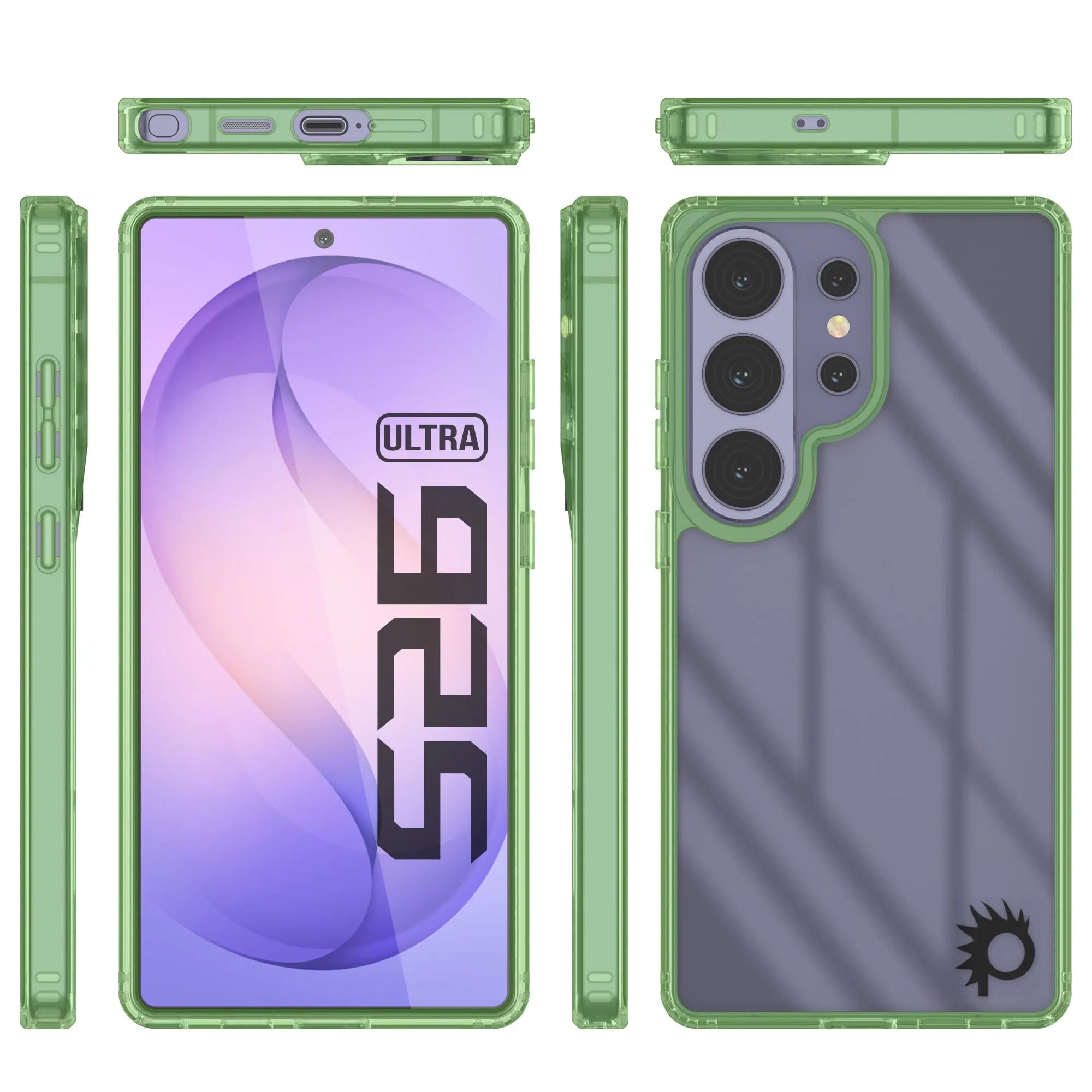 Galaxy S26 Ultra Case [Clear Acrylic Series] [Non-Slip] For Galaxy S26 Ultra [Green]