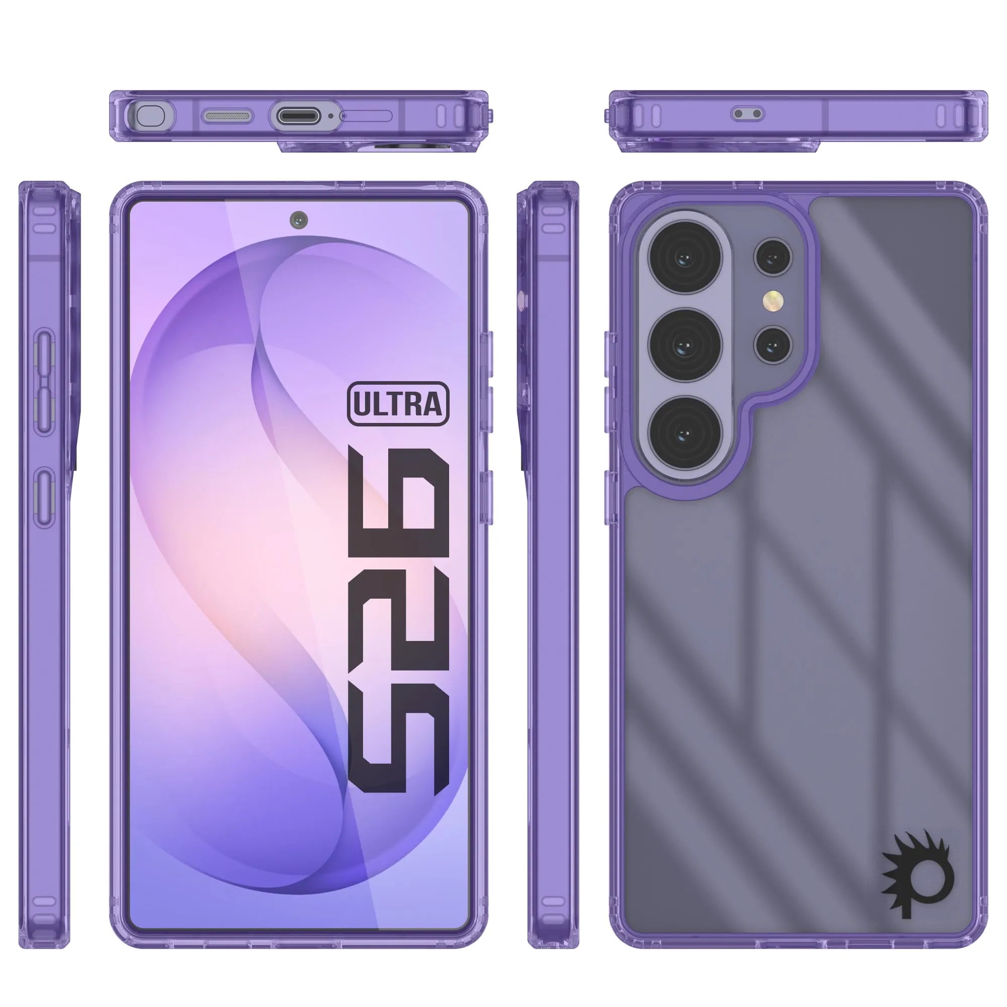 Galaxy S26 Ultra Case [Clear Acrylic Series] [Non-Slip] For Galaxy S26 Ultra [Purple]