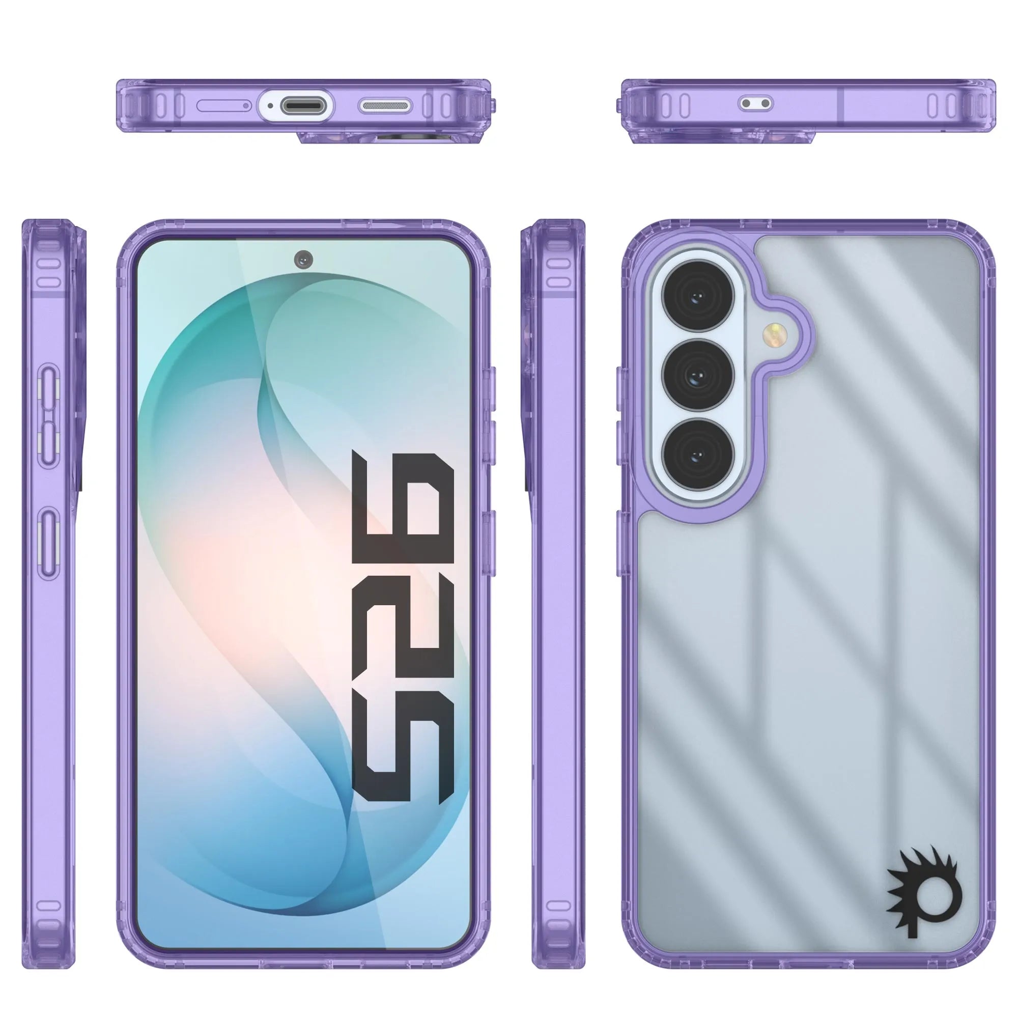 Galaxy S26 Case [Clear Acrylic Series] [Non-Slip] For Galaxy S26 [Purple]