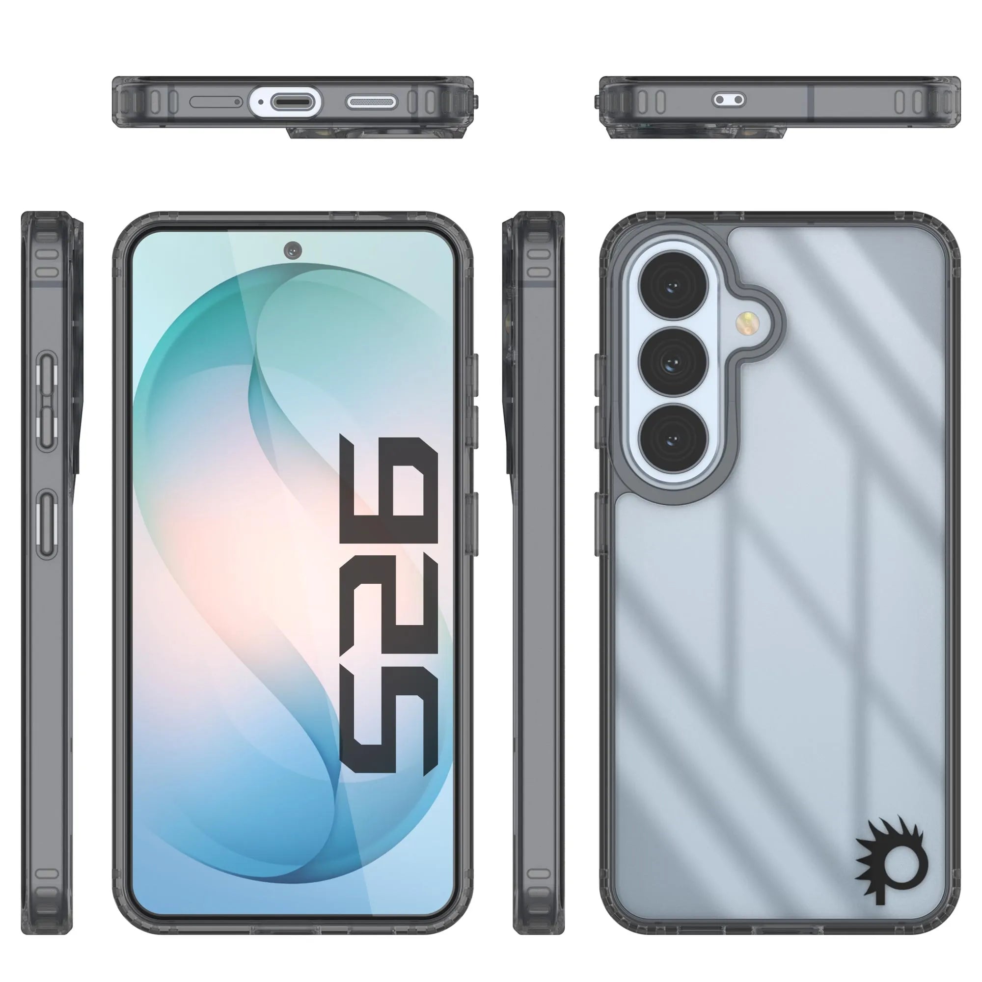 Galaxy S26 Case [Clear Acrylic Series] [Non-Slip] For Galaxy S26 [Transparent Black]