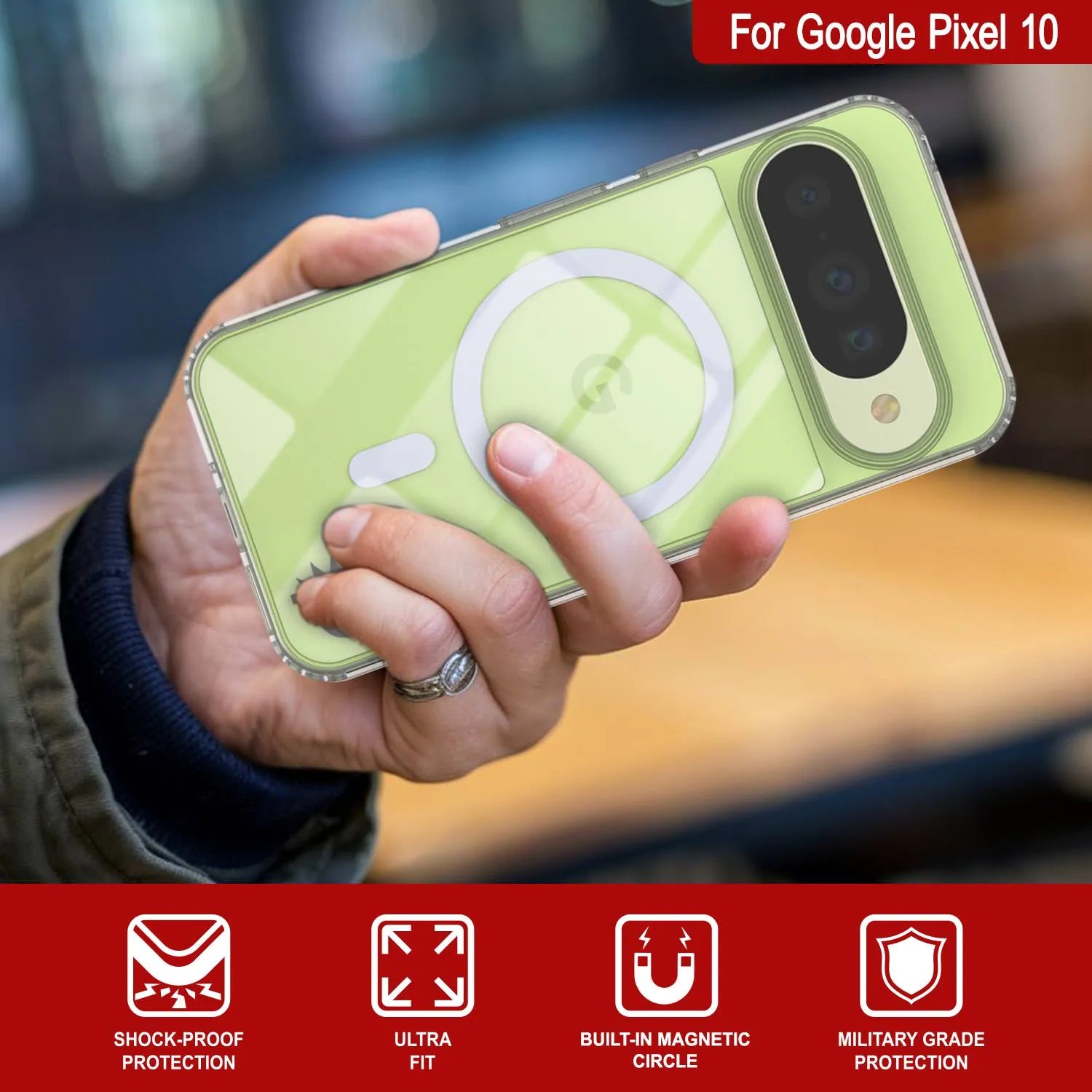 Pixel 10 Magnetic Wireless Charging Case [ClearMag Series]