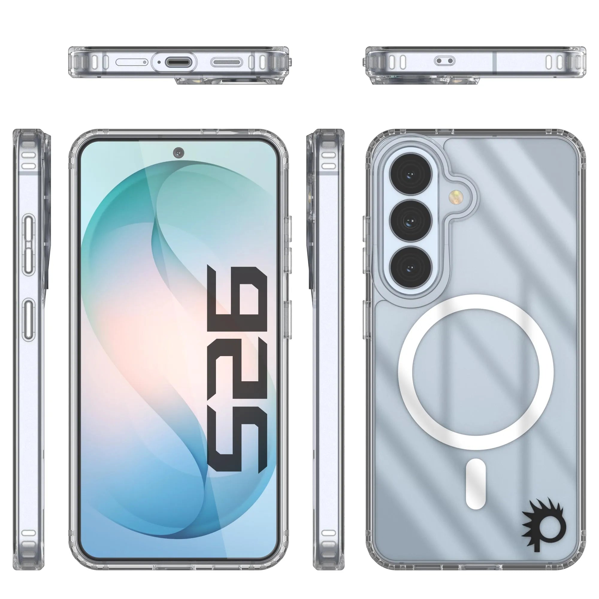 Galaxy S26 Magnetic Wireless Charging Case [Clear Acrylic Series] [Non-Slip] For Galaxy S26 [Clear]