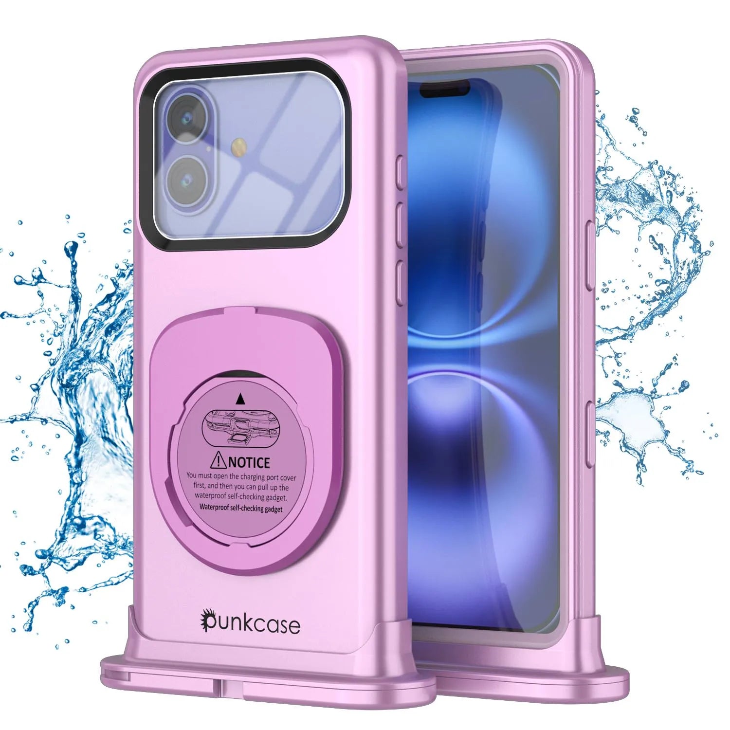 Punkcase Universal 2.0 Waterproof Phone Case for 6.1–6.3" [Pink]