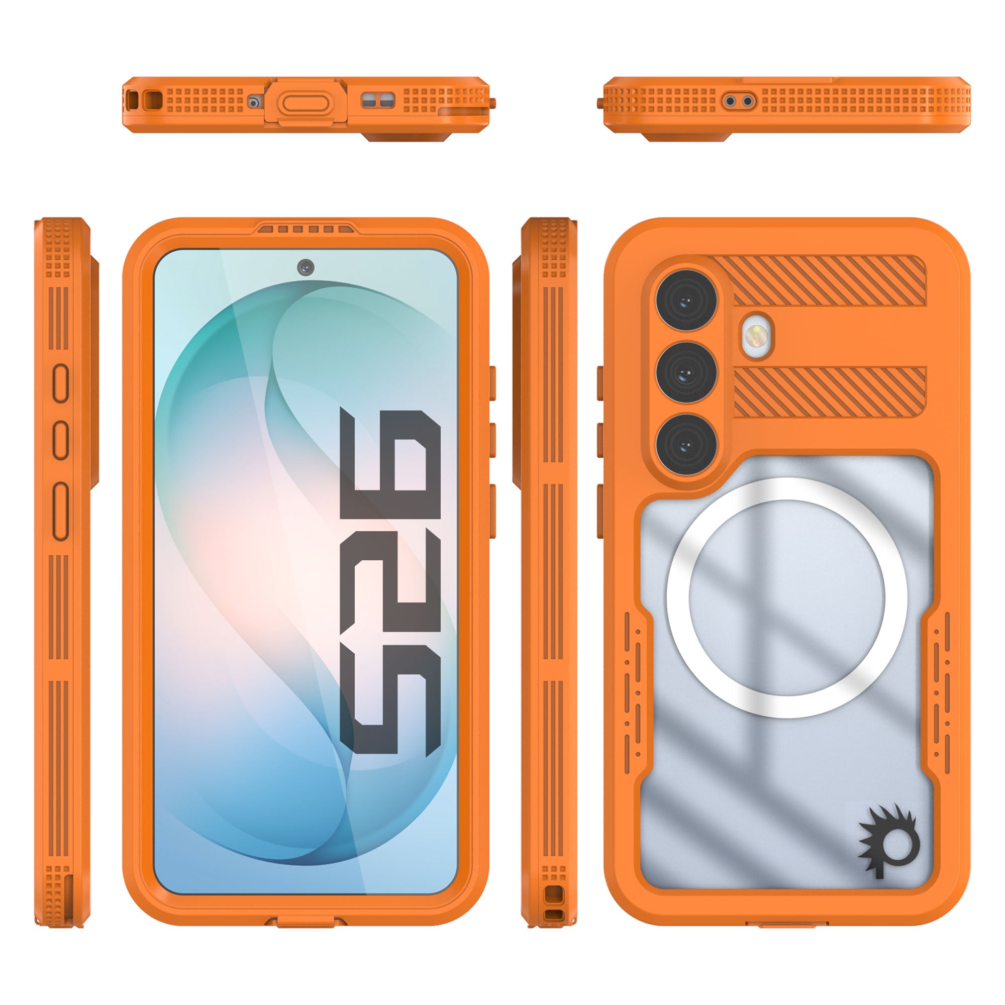 Galaxy S26 Waterproof Case [Alpine 2.0 Series] [Slim Fit] [IP68 Certified] [Shockproof] [Orange]