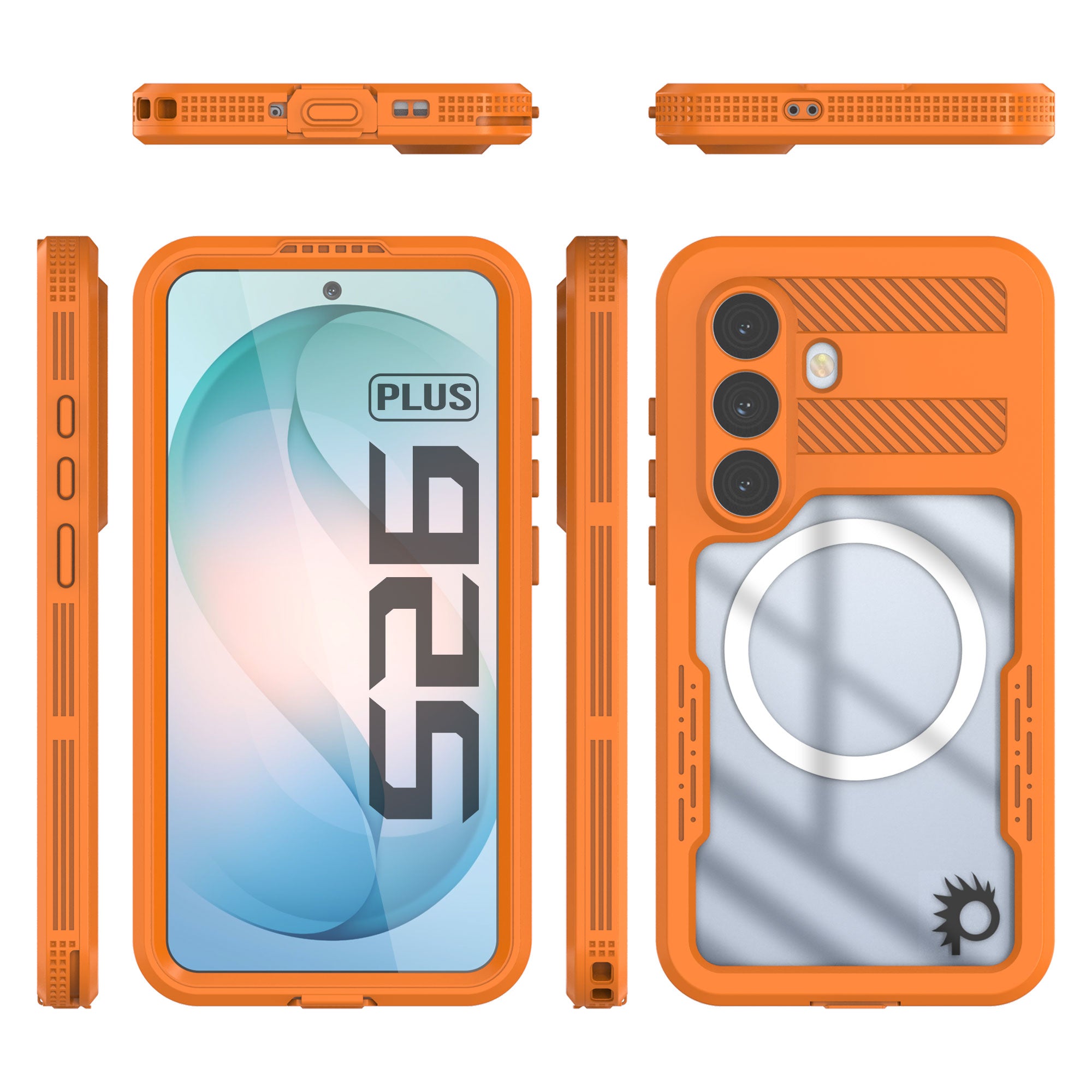 Galaxy S26+ Plus Waterproof Case [Alpine 2.0 Series] [Slim Fit] [IP68 Certified] [Shockproof] [Orange]