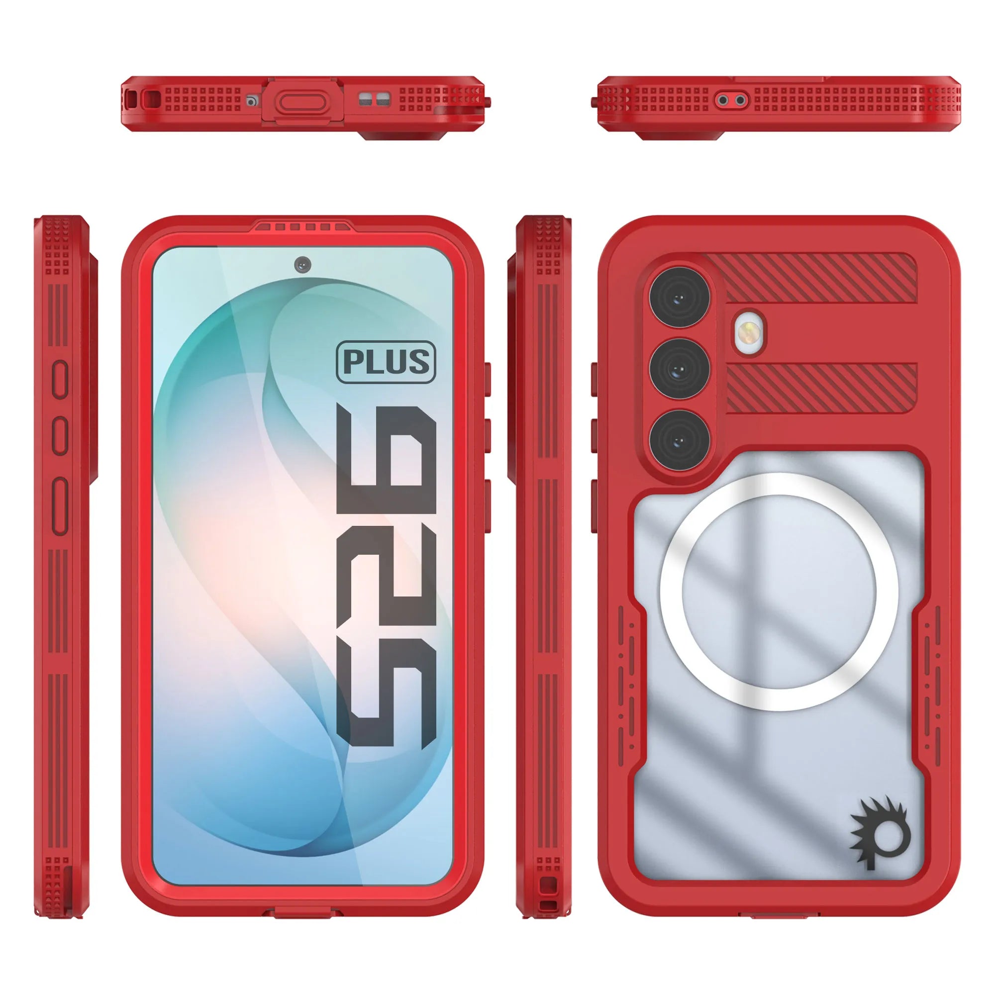 Galaxy S26+ Plus Waterproof Case [Alpine 2.0 Series] [Slim Fit] [IP68 Certified] [Shockproof] [Red]