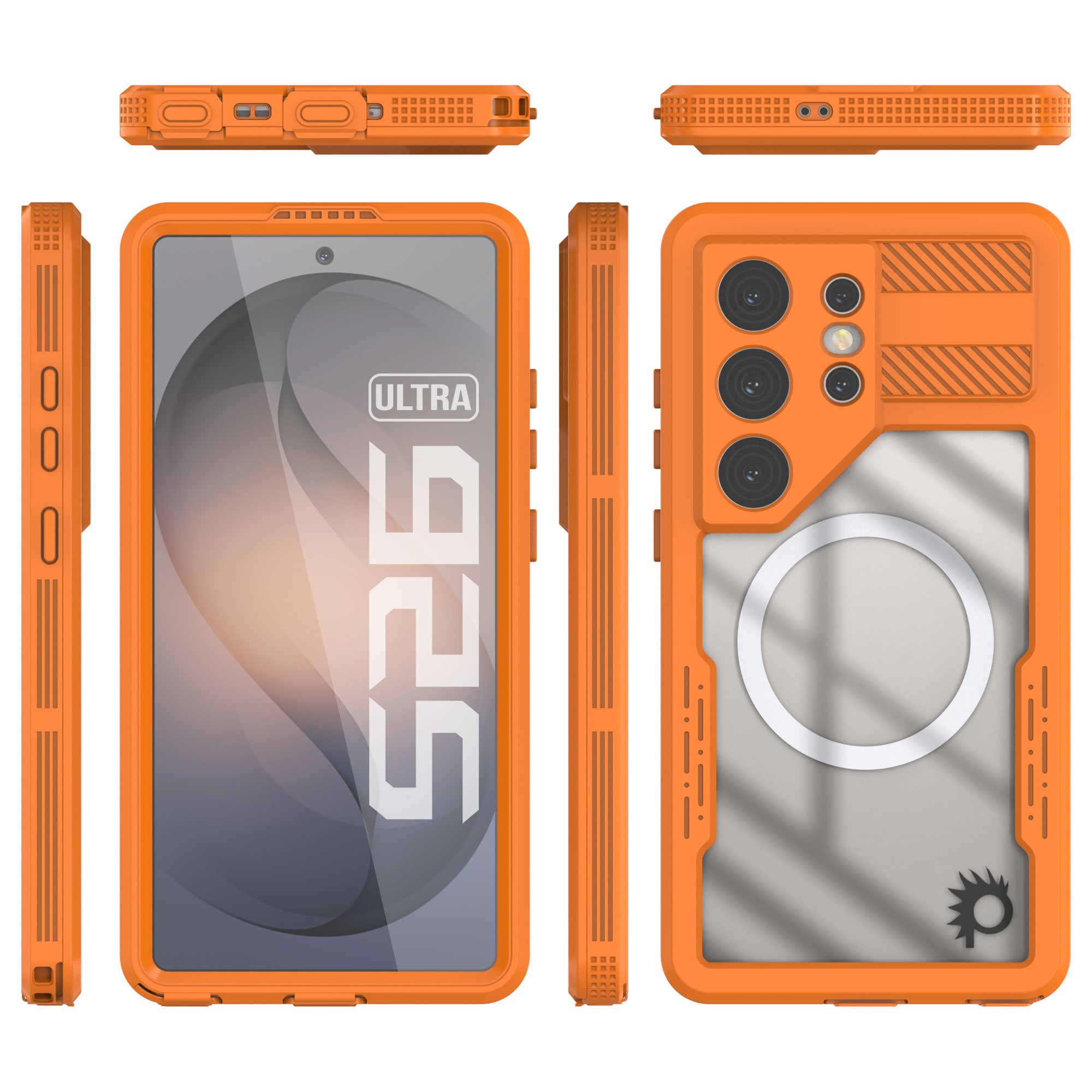 Galaxy S26 Ultra Waterproof Case [Alpine 2.0 Series] [Slim Fit] [IP68 Certified] [Shockproof] [Orange]