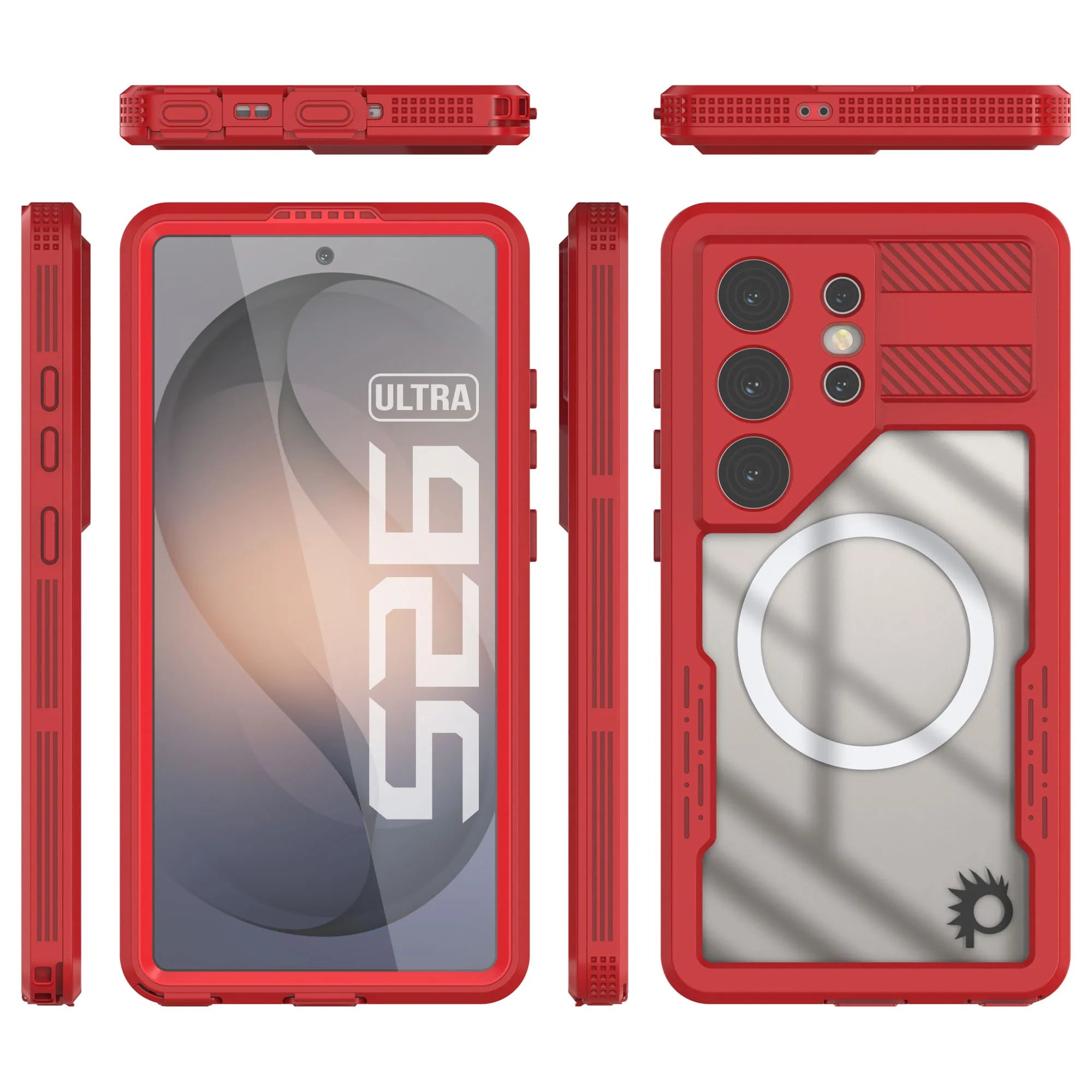 Galaxy S26 Ultra Waterproof Case [Alpine 2.0 Series] [Slim Fit] [IP68 Certified] [Shockproof] [Red]
