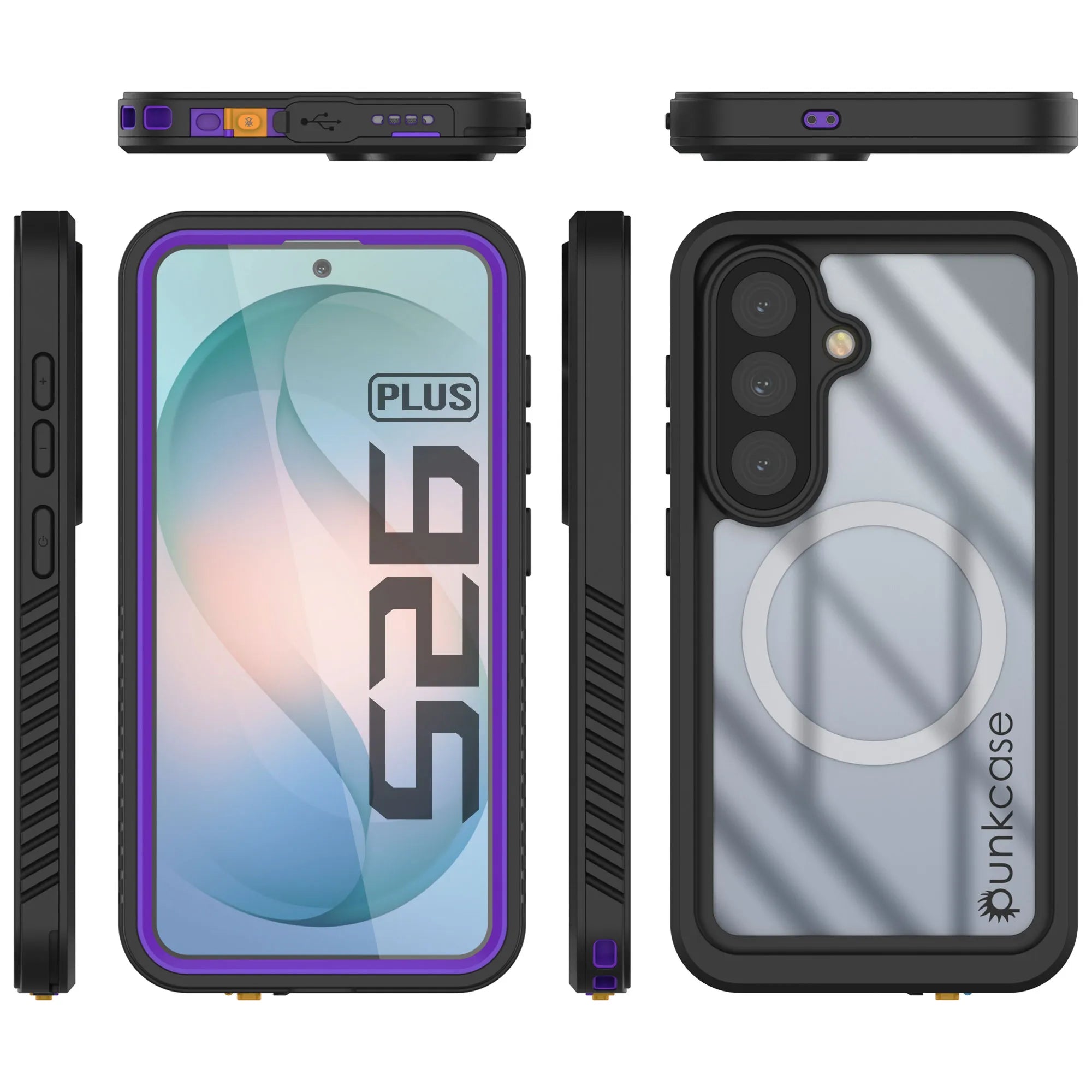 Galaxy S26 Plus Waterproof Case, Punkcase [Extreme Mag Series] Armor Cover W/ Built In Screen Protector [Grey]