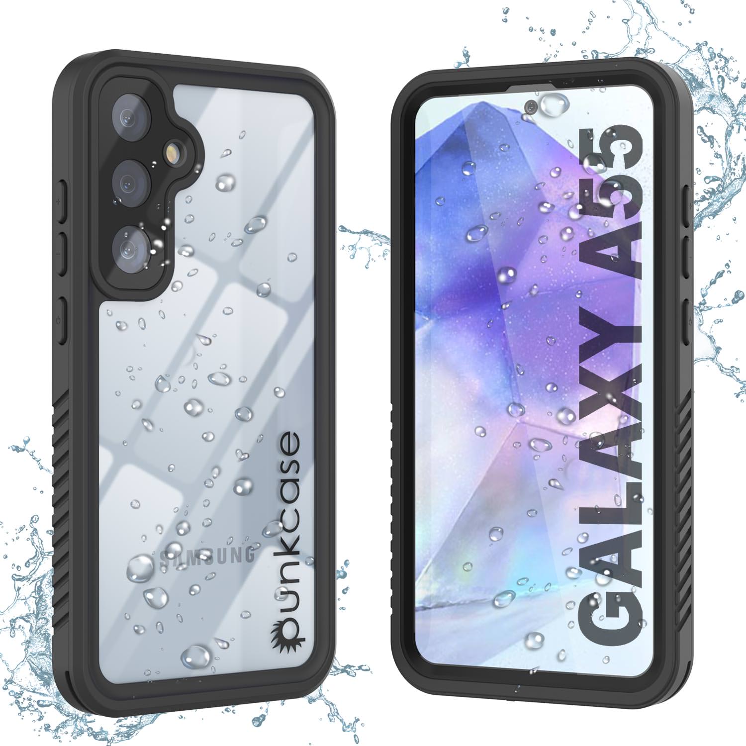 Galaxy A55 Water/ Shockproof [Extreme Series] With Screen Protector Case [Black]