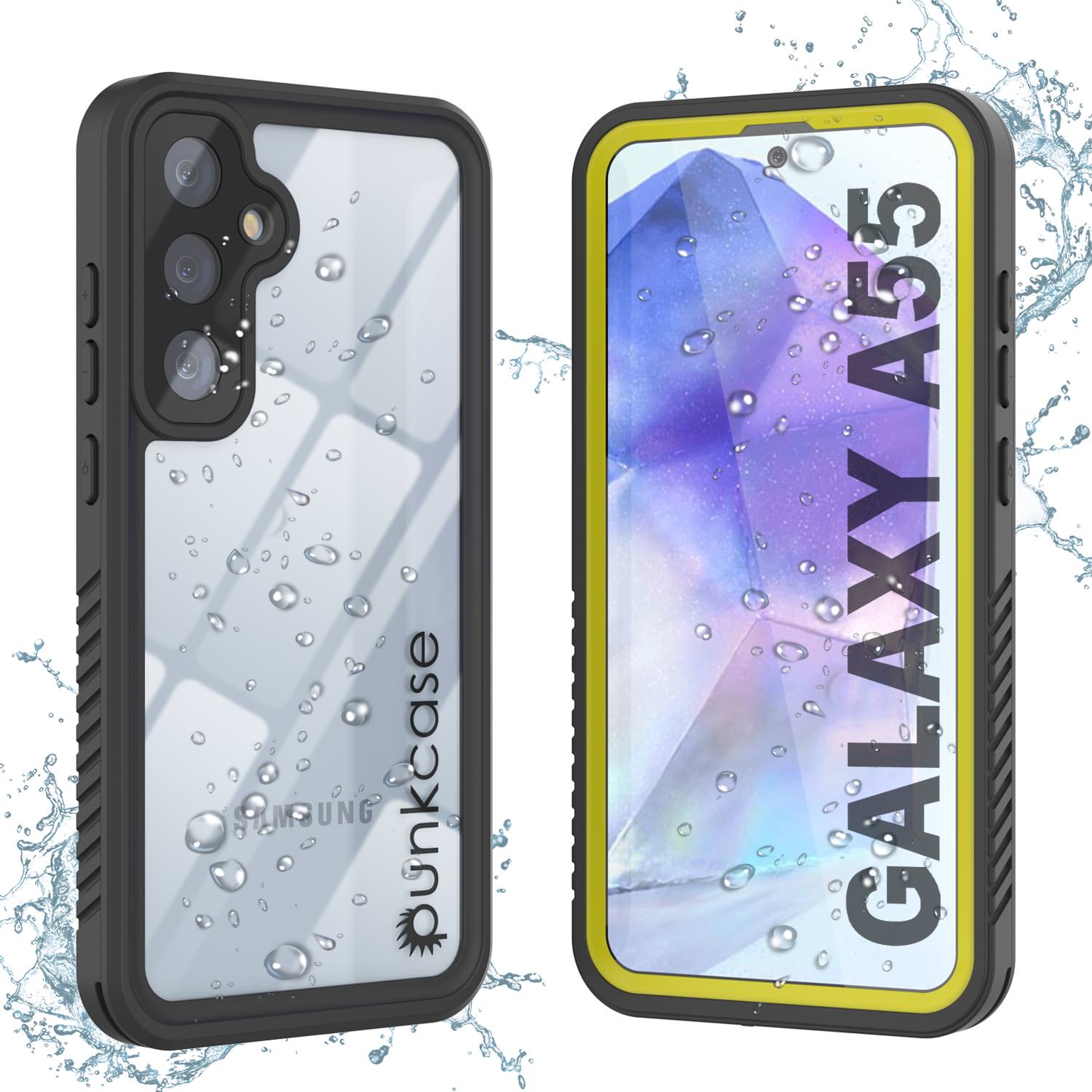 Galaxy A55 Water/ Shockproof [Extreme Series] With Screen Protector Case [Yellow]