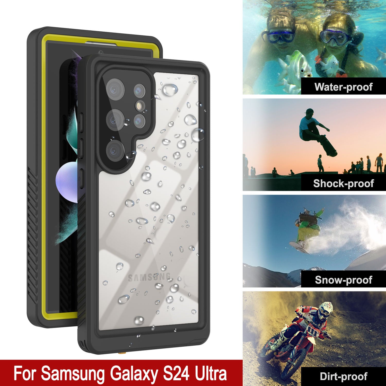 SN-SS24-S24U | Samsung Galaxy S24 Ultra SM-S928 | Shockproof Protective Case