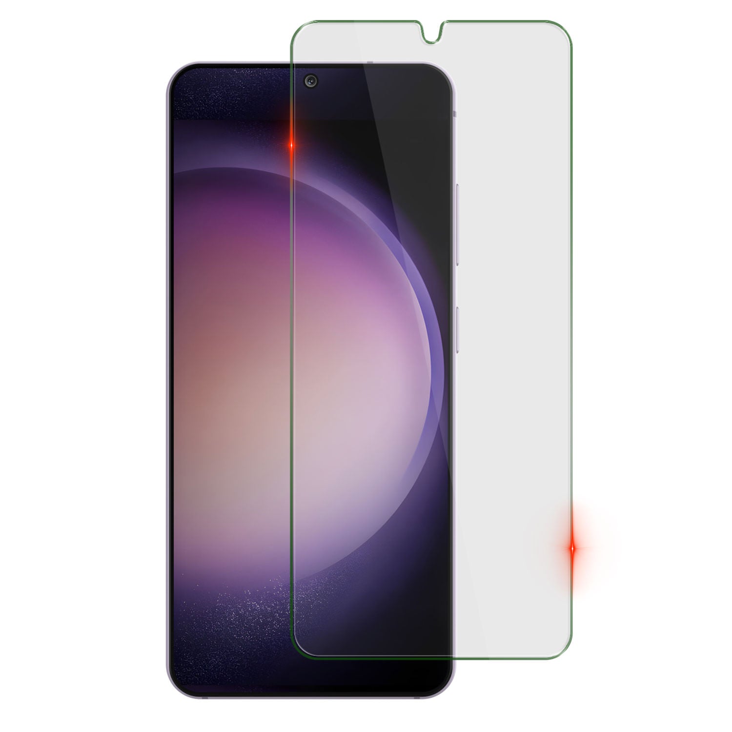 Galaxy S23  Clear Punkcase Glass SHIELD Tempered Glass Screen Protector 0.33mm Thick 9H Glass