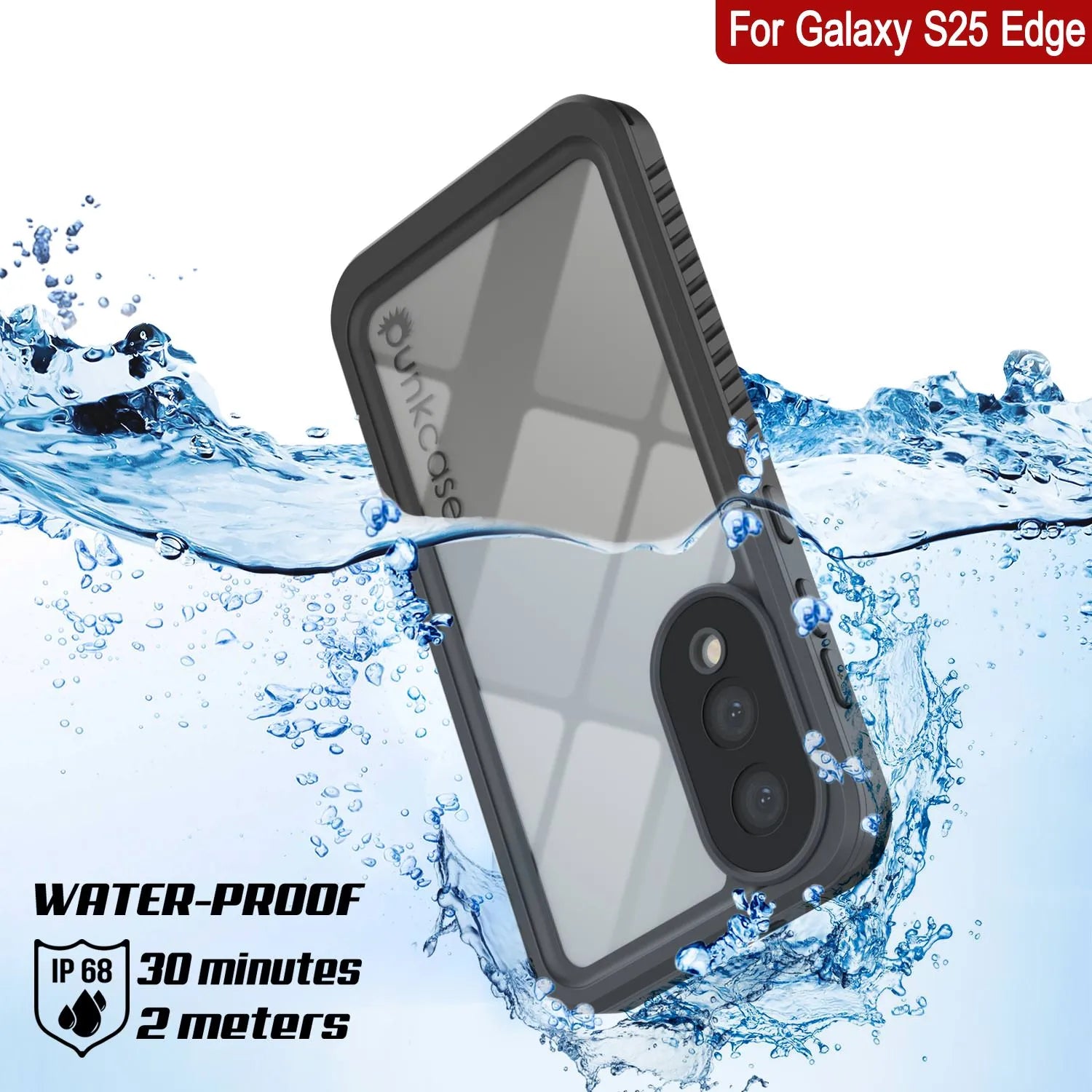 Galaxy S25 Edge Water/ Shockproof [Extreme Series] With Screen Protector Case [Yellow]