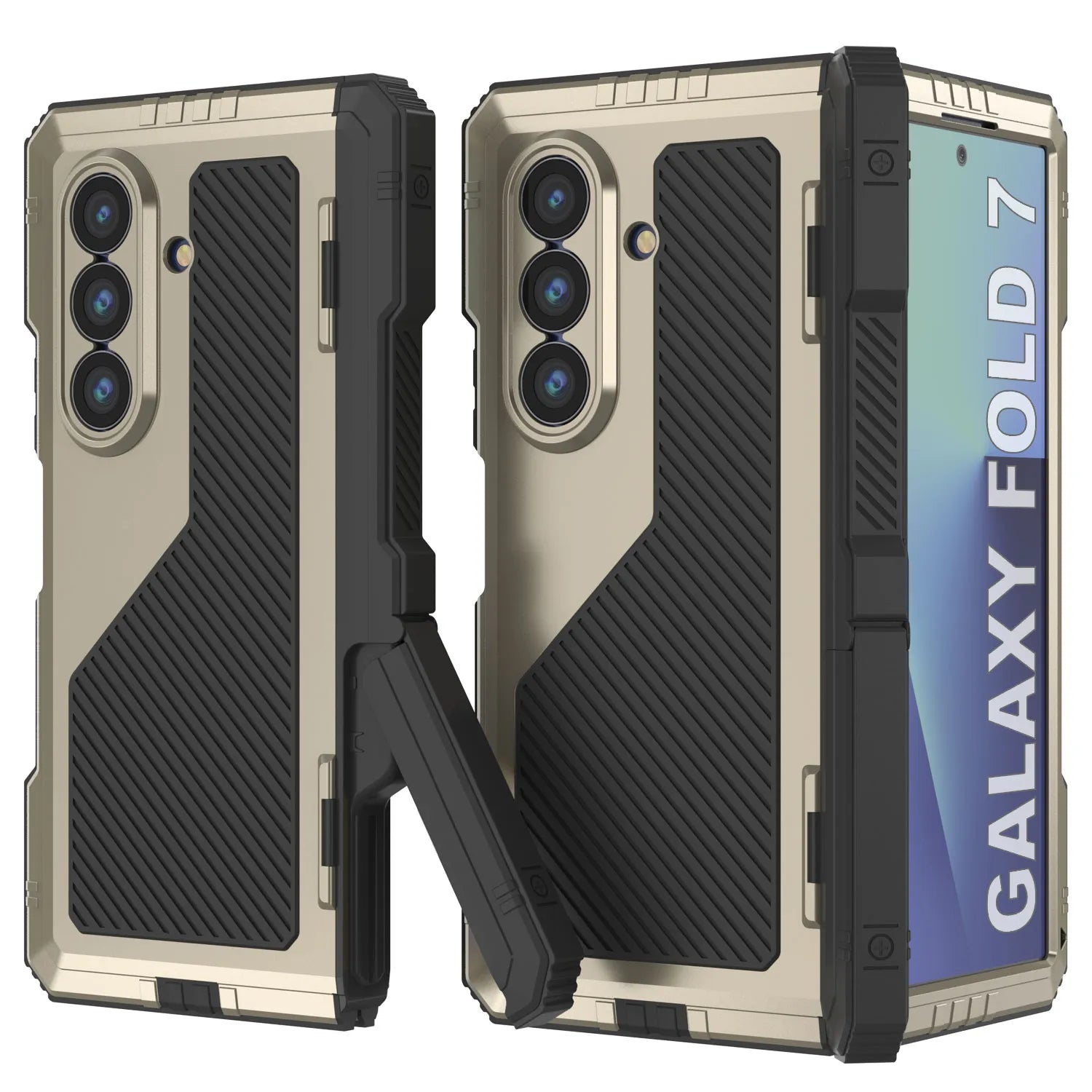 Galaxy Z Fold7 Metal Case, Heavy Duty Military Grade Armor Cover Full –  punkcase