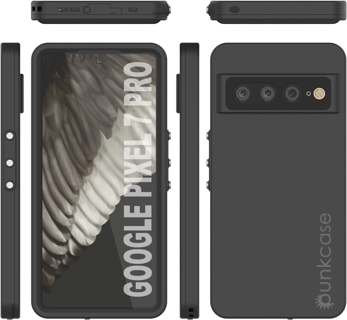 Google Pixel 7 Pro Waterproof IP68 Case, Punkcase [White] [StudStar Series] [Slim Fit] [Dirtproof]