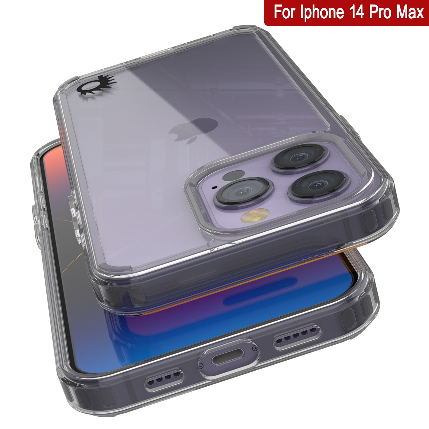 iPhone 14 Pro Max Case Punkcase LUCID 2.0 Clear Series Series w/ PUNK SHIELD Screen Protector | Ultra Fit iPhone 14 Pro Max Case Punkcase LUCID 2.0 Clear Series Series w/ PUNK SHIELD Screen Protector | Ultra Fit