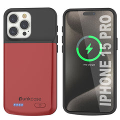 iPhone 15 Pro Battery Case, PunkJuice 5000mAH Fast Charging Power