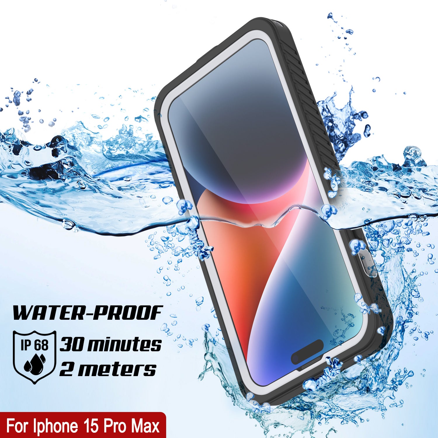 iPhone 15 Pro Max Waterproof Case, Punkcase [Extreme Series] Armor Cov –  punkcase