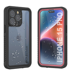 iPhone 15 Pro Waterproof Case, Punkcase [Extreme Series] Armor