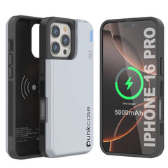 iPhone 16 Pro Battery Case, PunkJuice 5000mAH Fast Charging