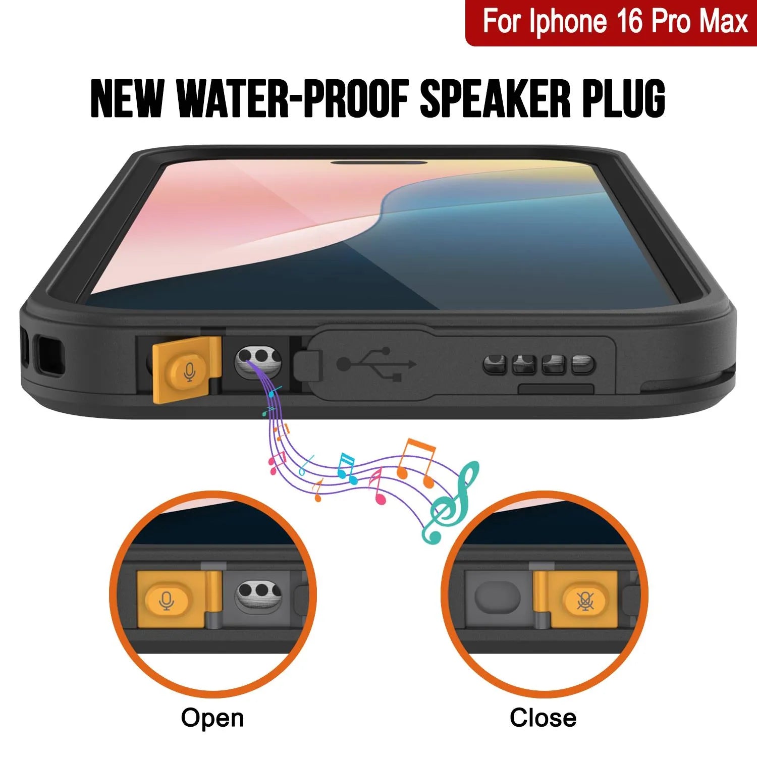 Punkcase Custodia impermeabile per iPhone 14 Pro Max [Serie Punkcase Custodia impermeabile per iPhone 14 Pro Max [Serie