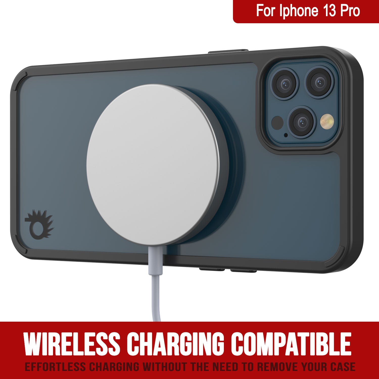 iPhone 13 Pro Case Punkcase® LUCID 2.0 Black Series w/ PUNK SHIELD Screen Protector | Ultra Fit