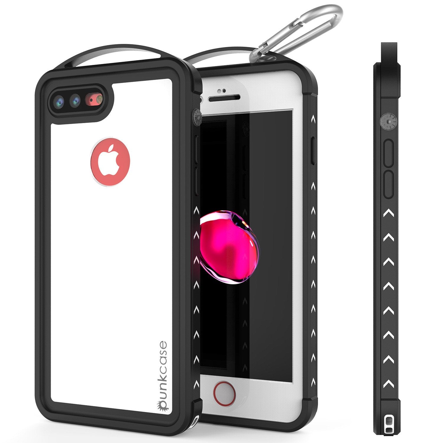 iPhone 8+ Plus Waterproof Case, Punkcase ALPINE Series, White | Heavy Duty Armor Cover