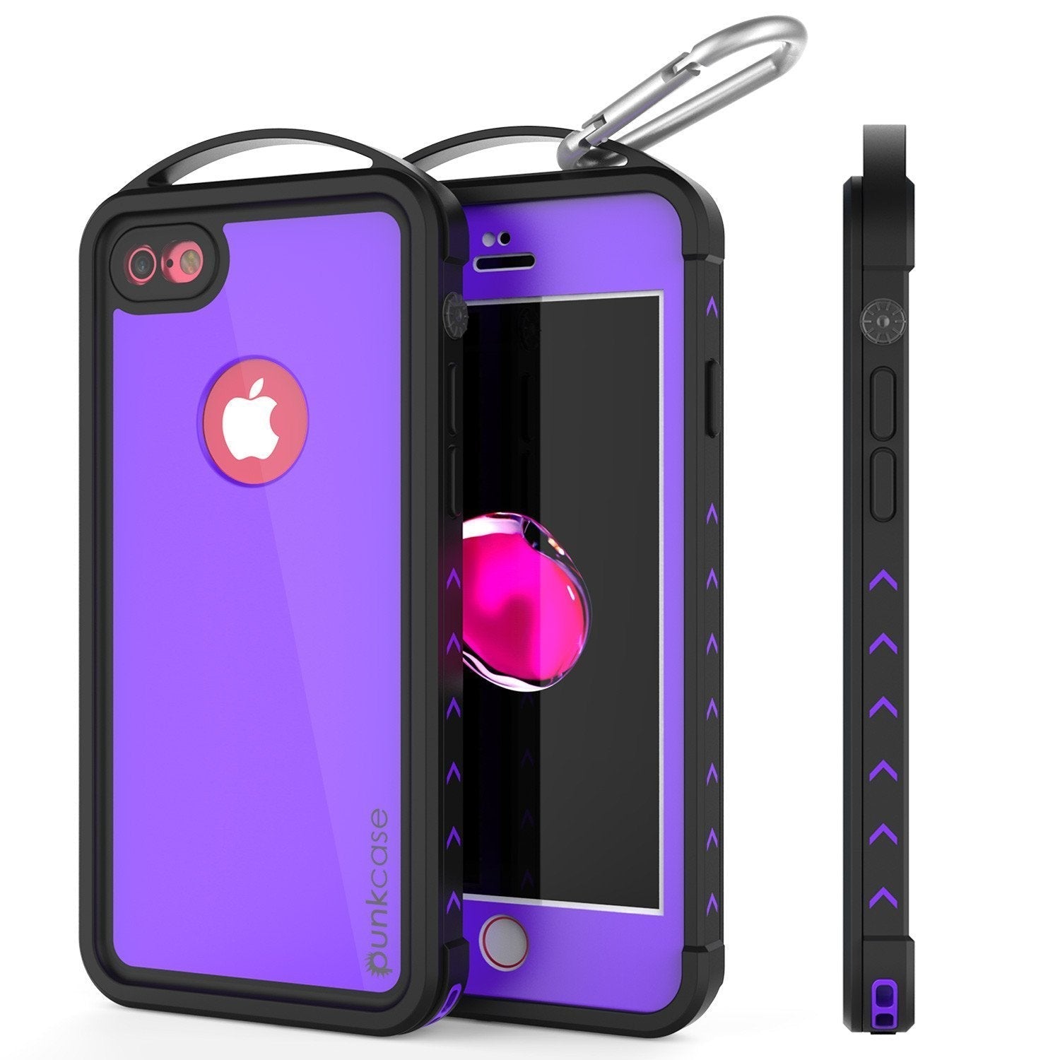iPhone SE (4.7") Waterproof Case, Punkcase ALPINE Series, Purple | Heavy Duty Armor Cover