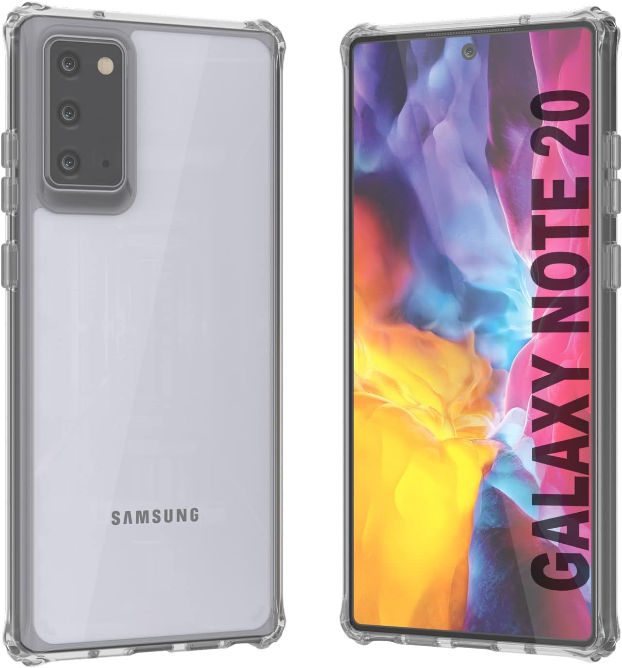 PunkCase Note 20 Case [Air Hybrid II Series] Clear Protective Hard Shell