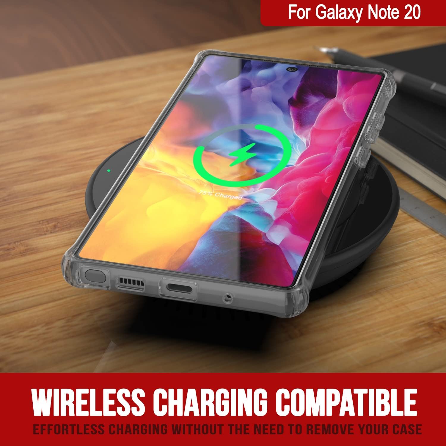 PunkCase Note 20 Case [Air Hybrid II Series] Clear Protective Hard Shell