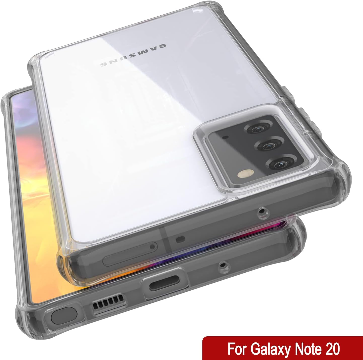 PunkCase Note 20 Case [Air Hybrid II Series] Clear Protective Hard Shell
